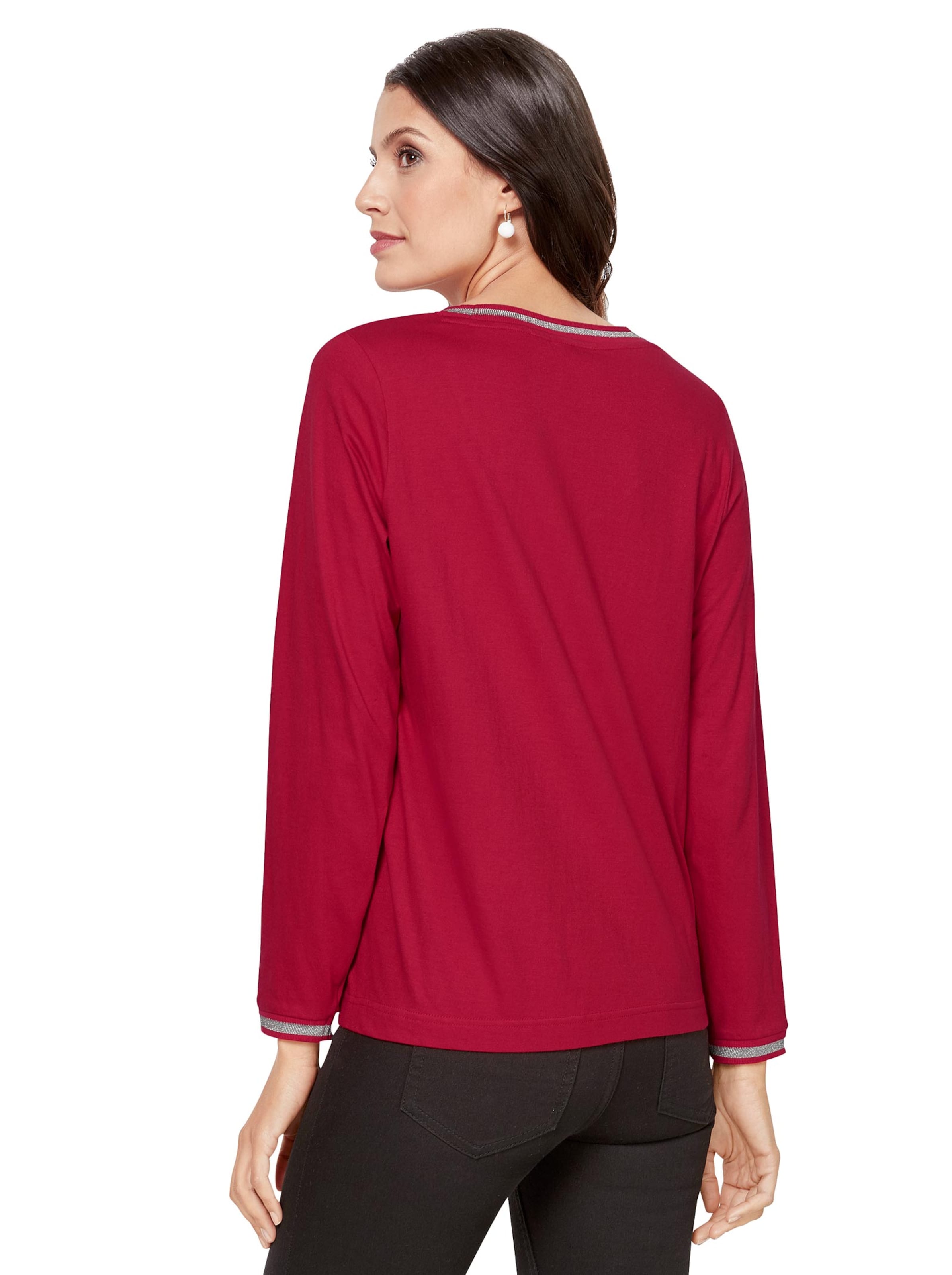 Langarm-Shirt - rot