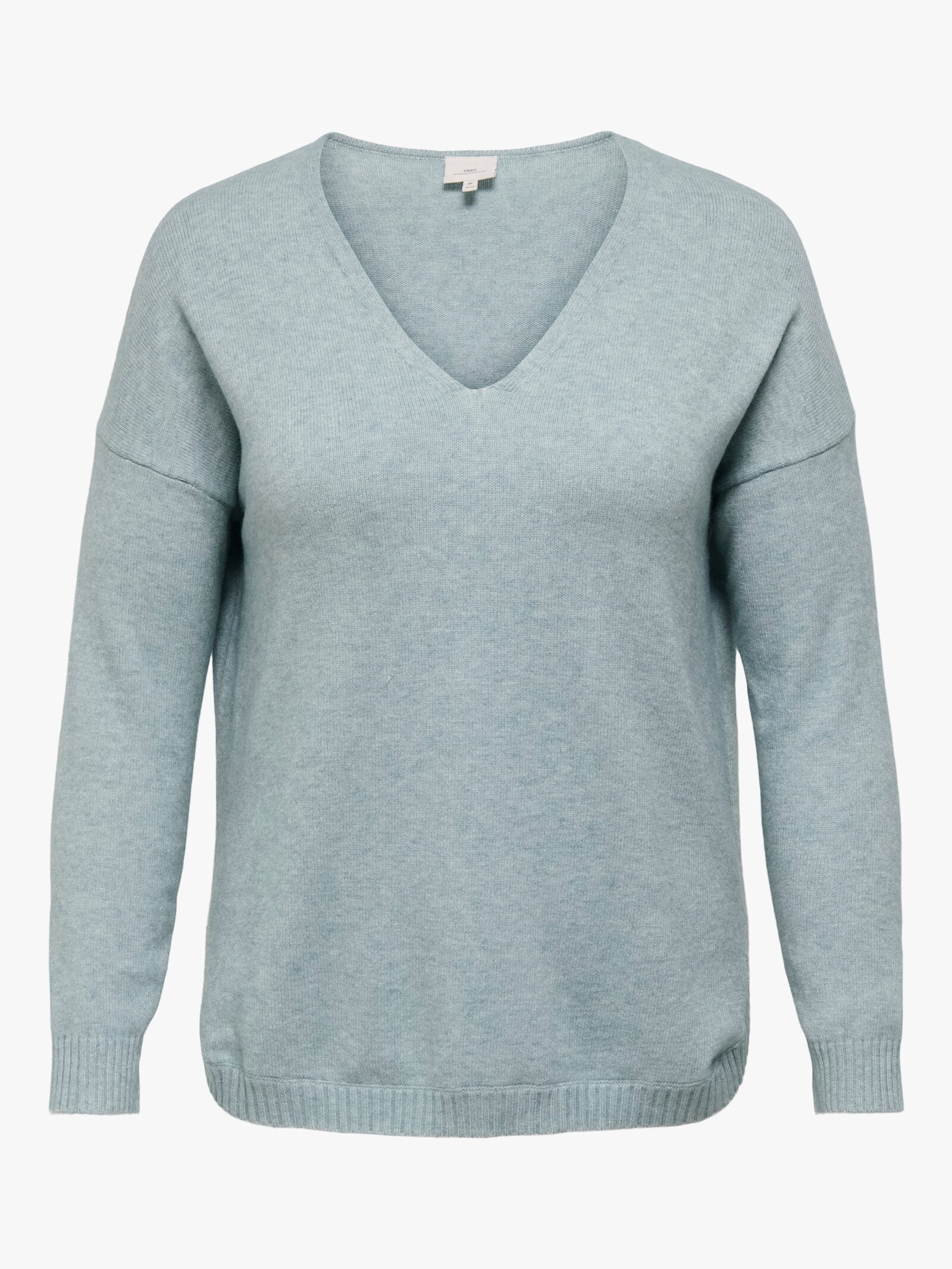 ONLY CARMAKOMA V-Ausschnitt-Pullover - arona detail:melange