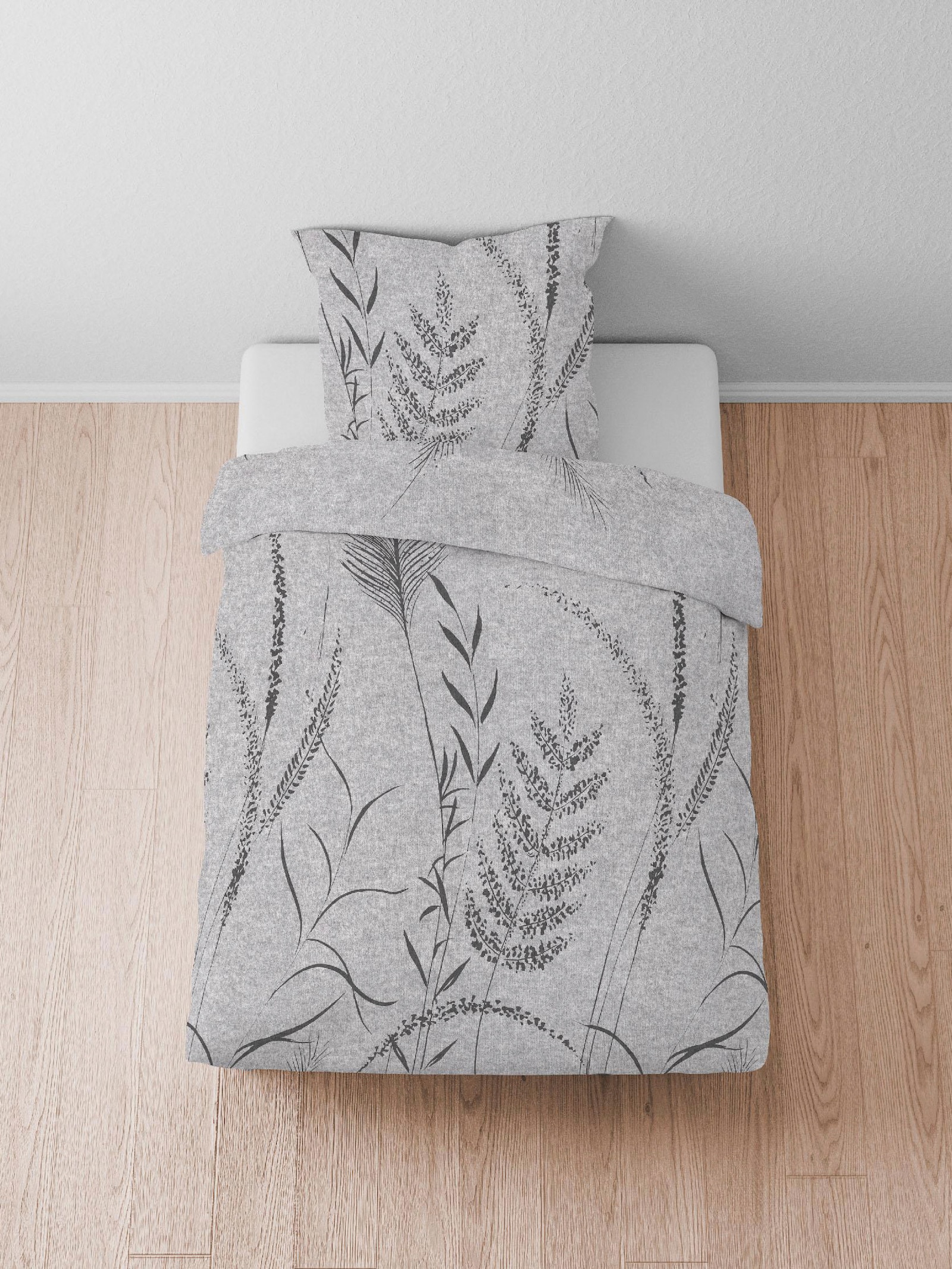 Biberna Bettwäsche - dunkelgrau