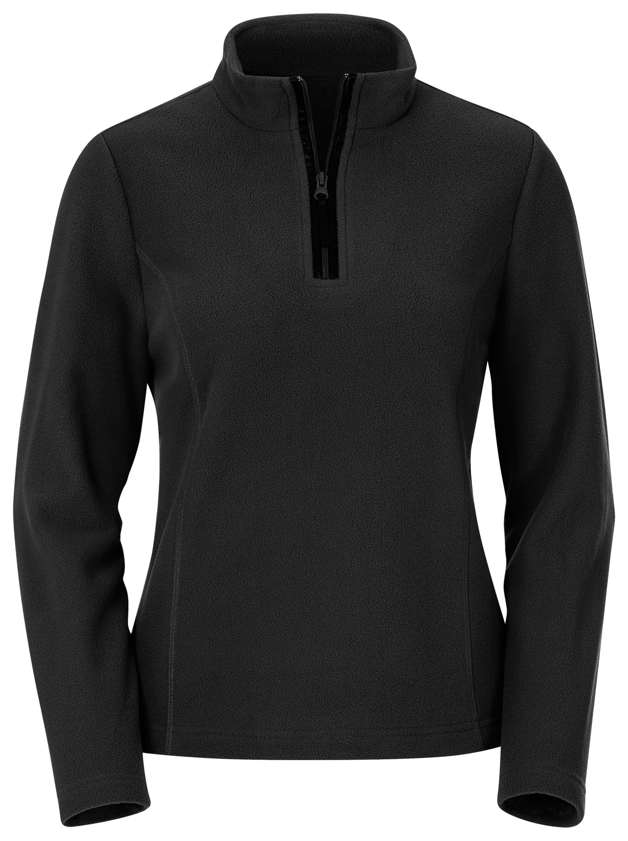 Fleece-Shirt - schwarz