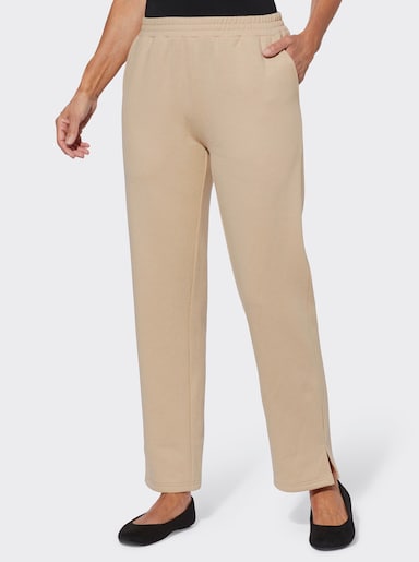 Vrijetijdsbroek - beige gemêleerd