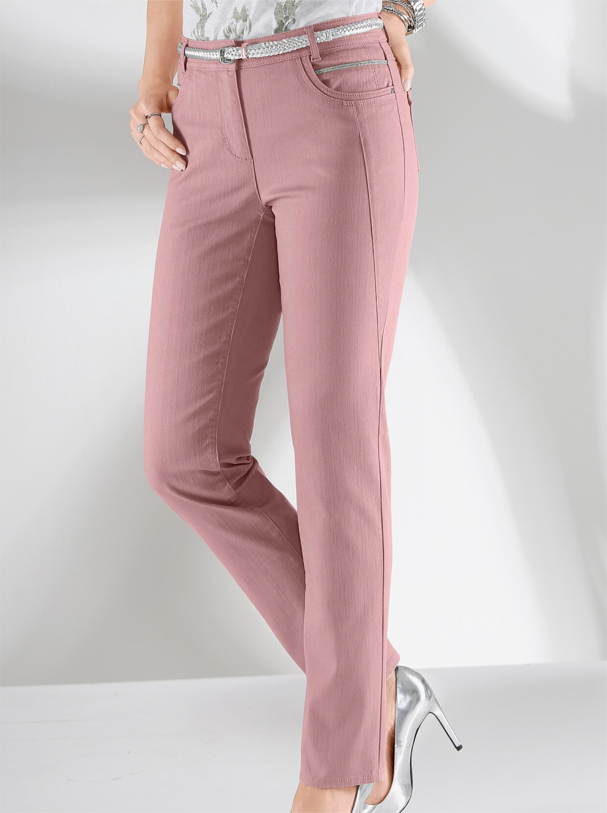 Stretch jeans - roze