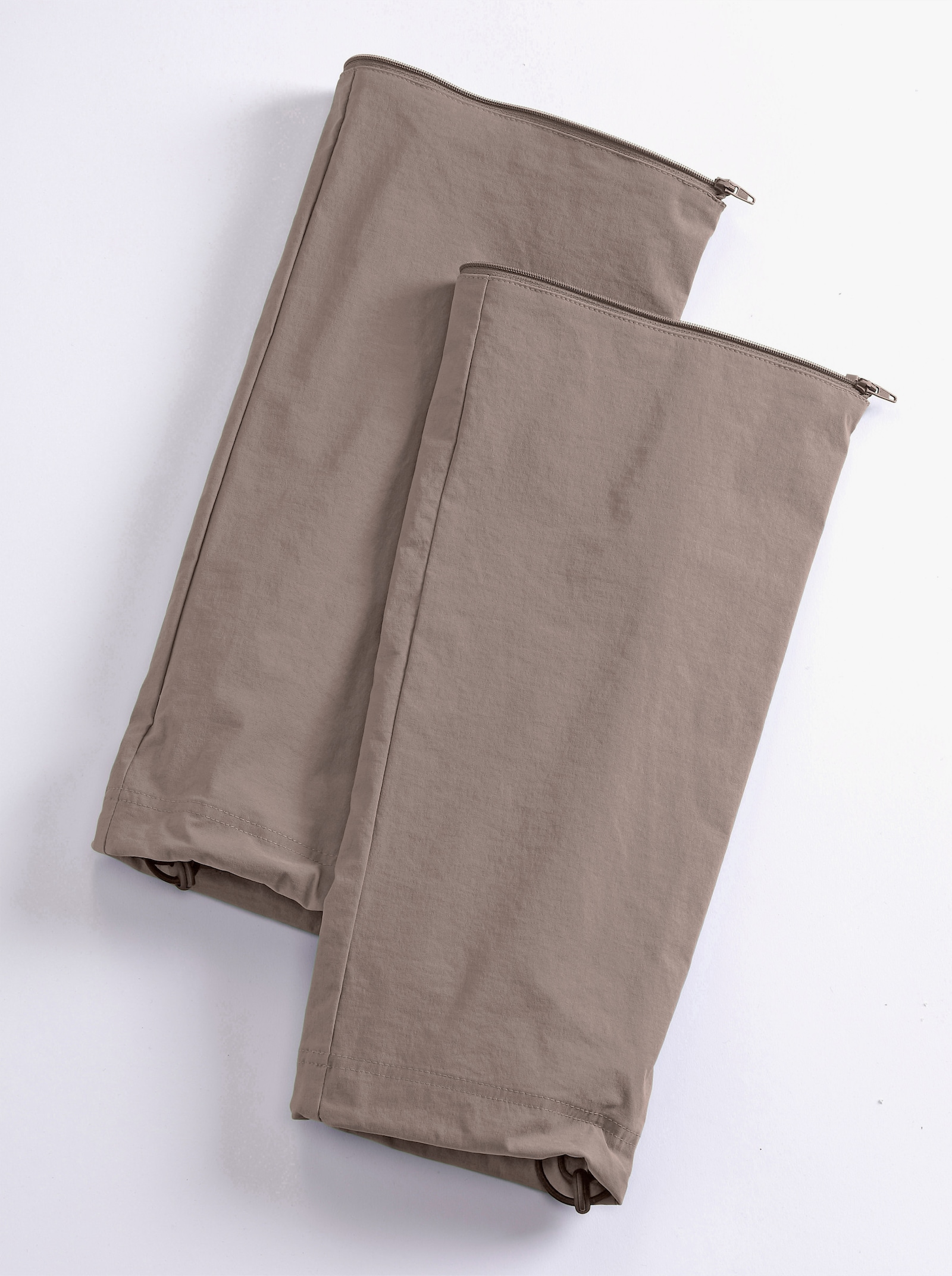 Zip-off-Hose mit 2 Tragevarianten - taupe