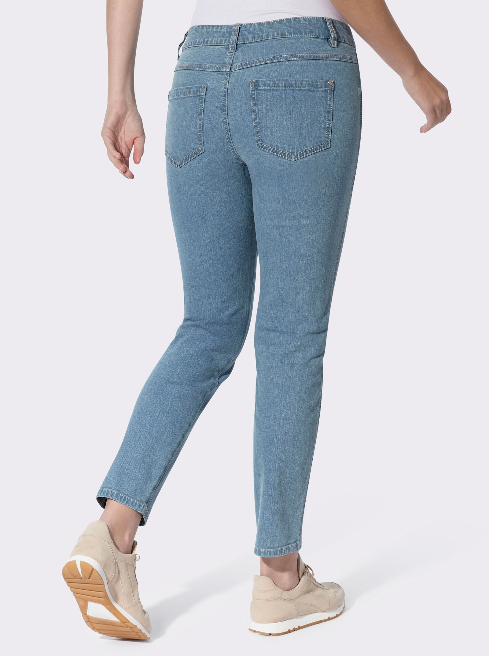 heine Jeans mit Passformsattel - blue-bleached