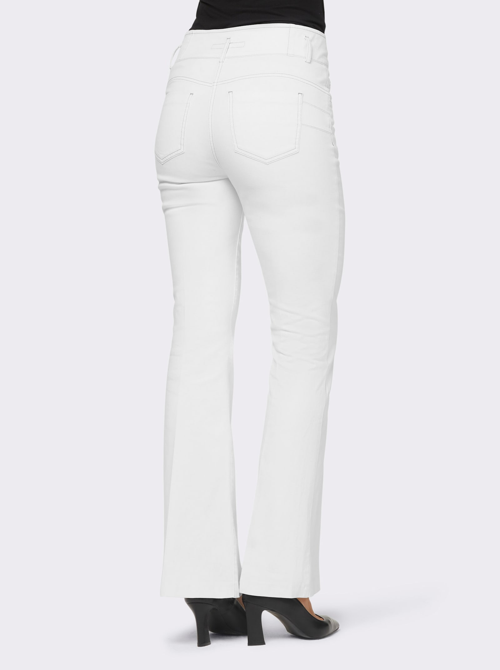 heine Bootcut jeans - wit