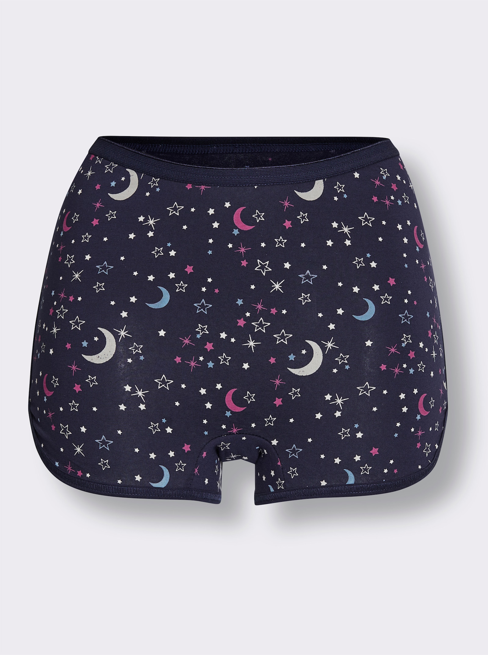 wäschepur Hipster mit Druck-Dessin - marine-bedruckt