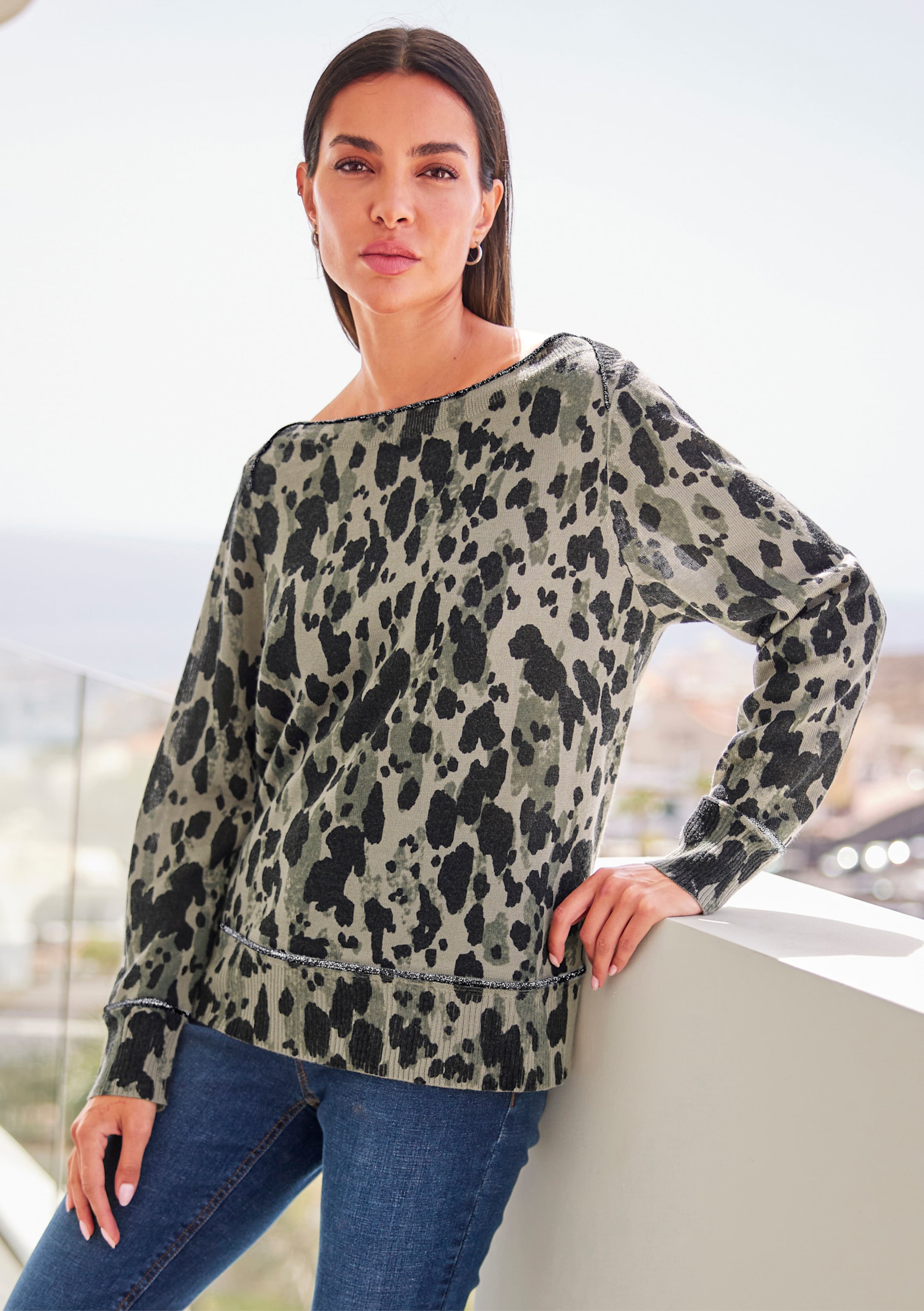 Pullover met print