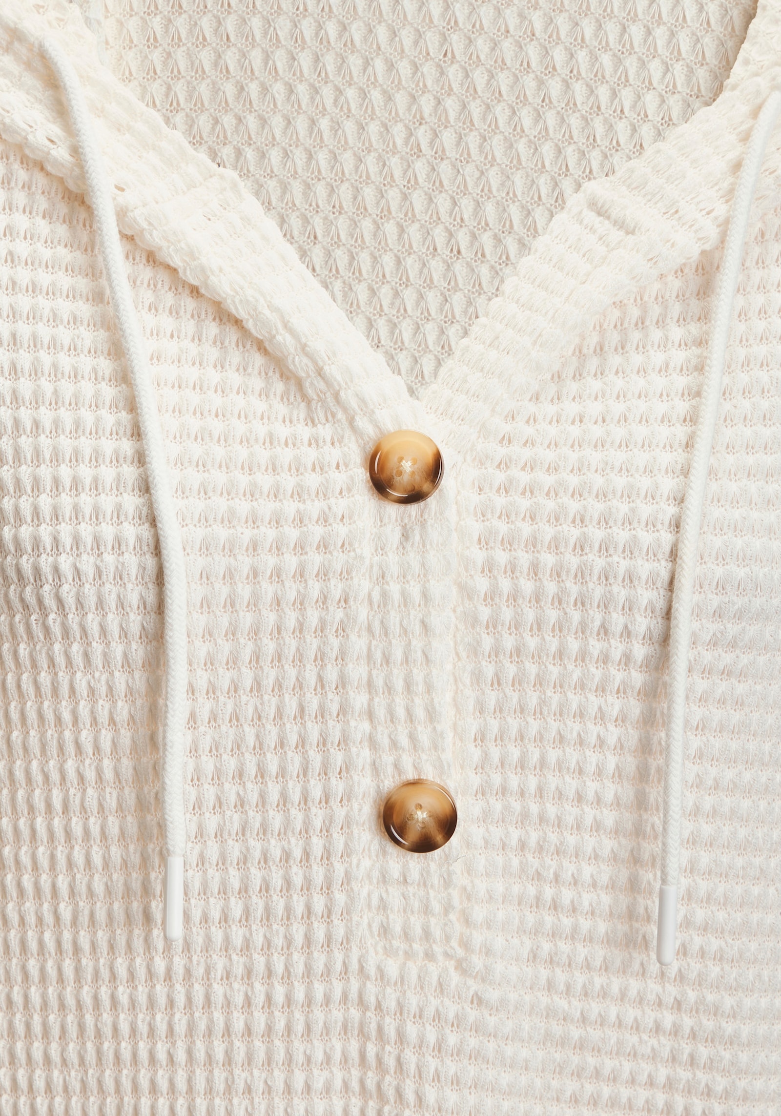 LASCANA 3/4-Arm-Shirt - creme