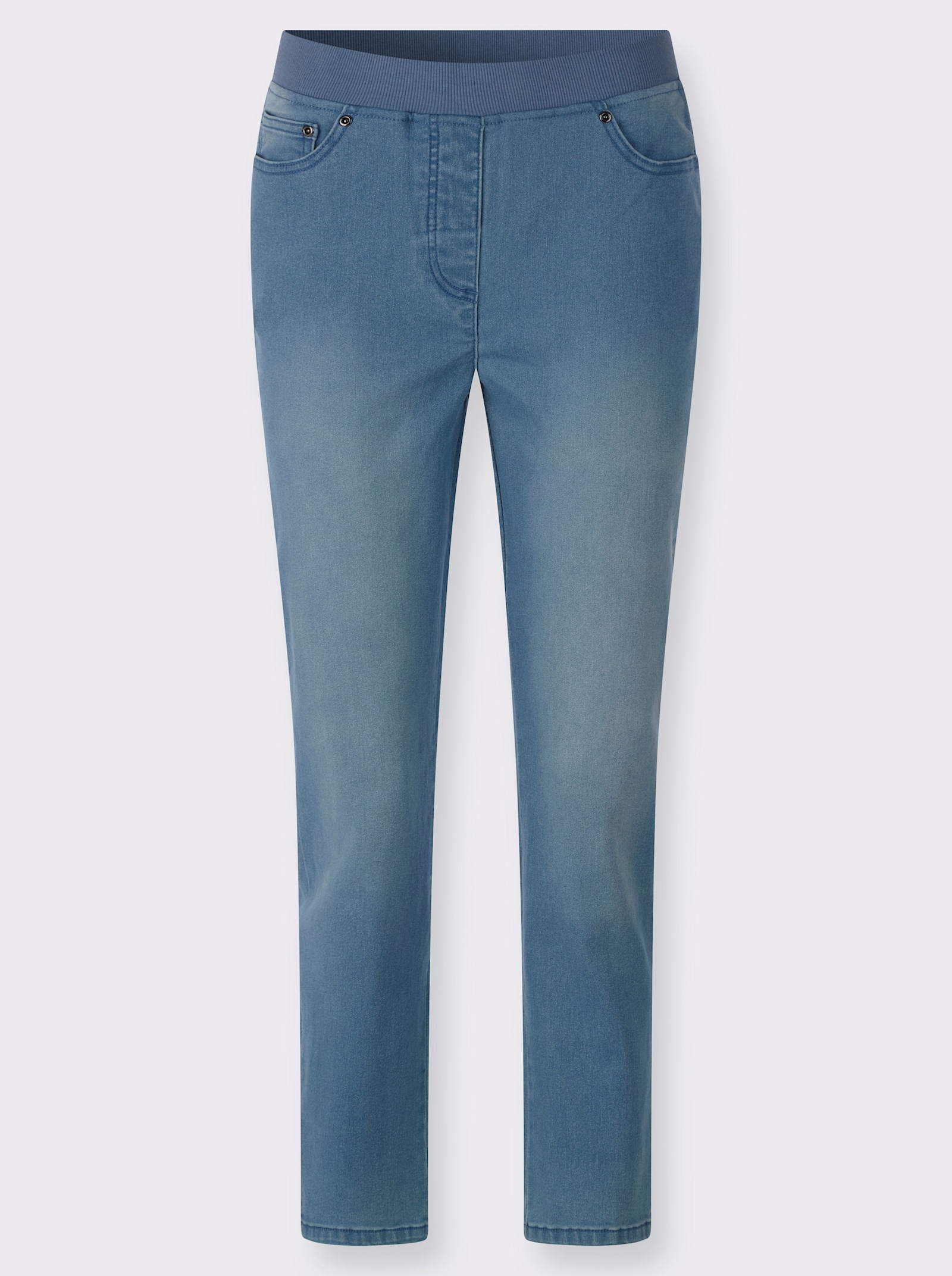 Ankle jeans - blue-bleached