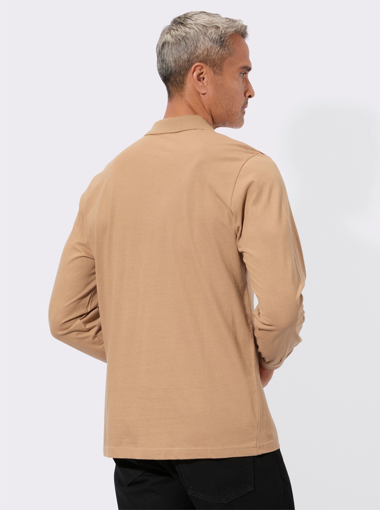 Pikétröja - kamel-cognac