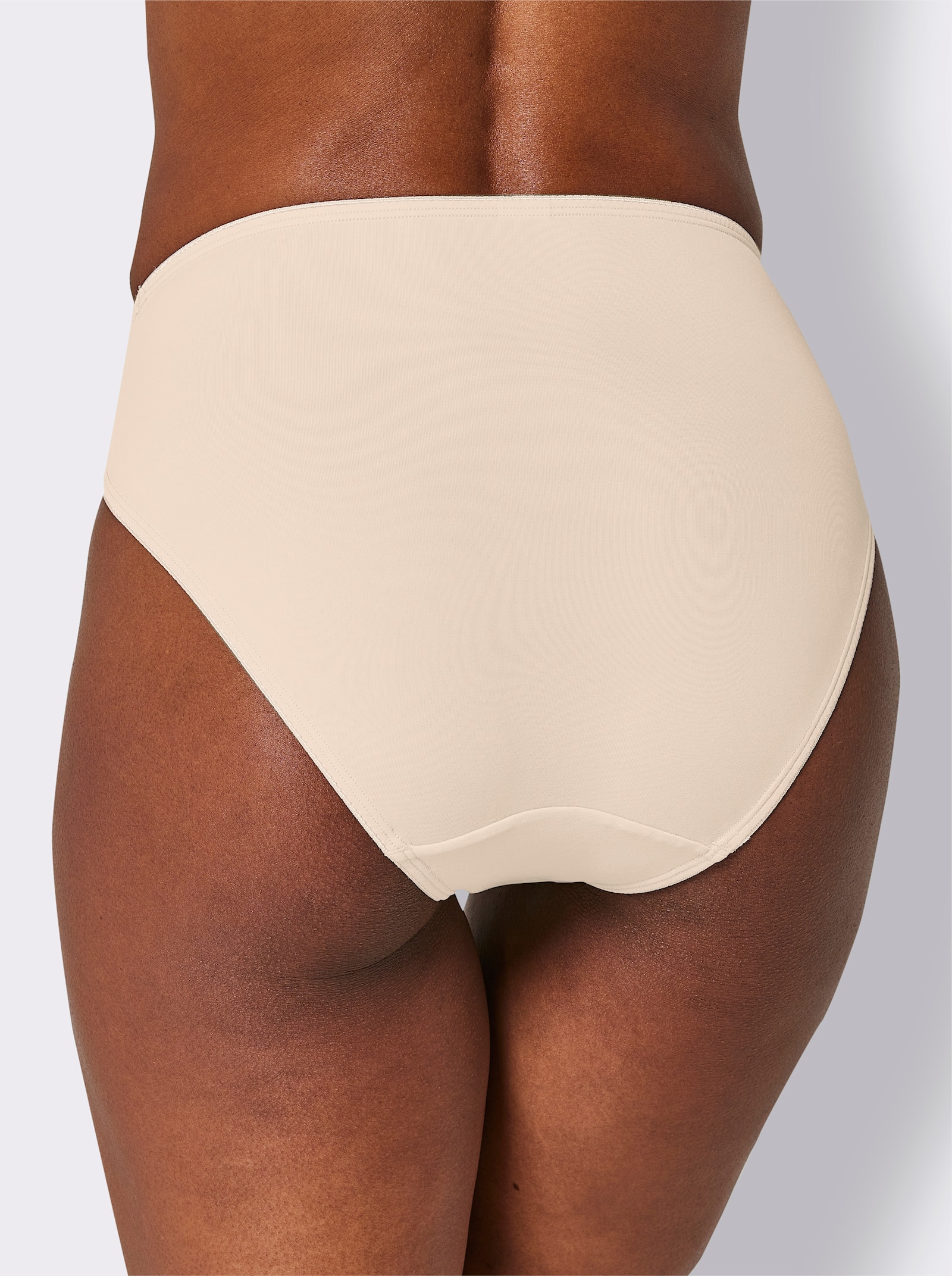 wäschepur Dámske boxerky so zvýšeným pásom - 2x slonovinová