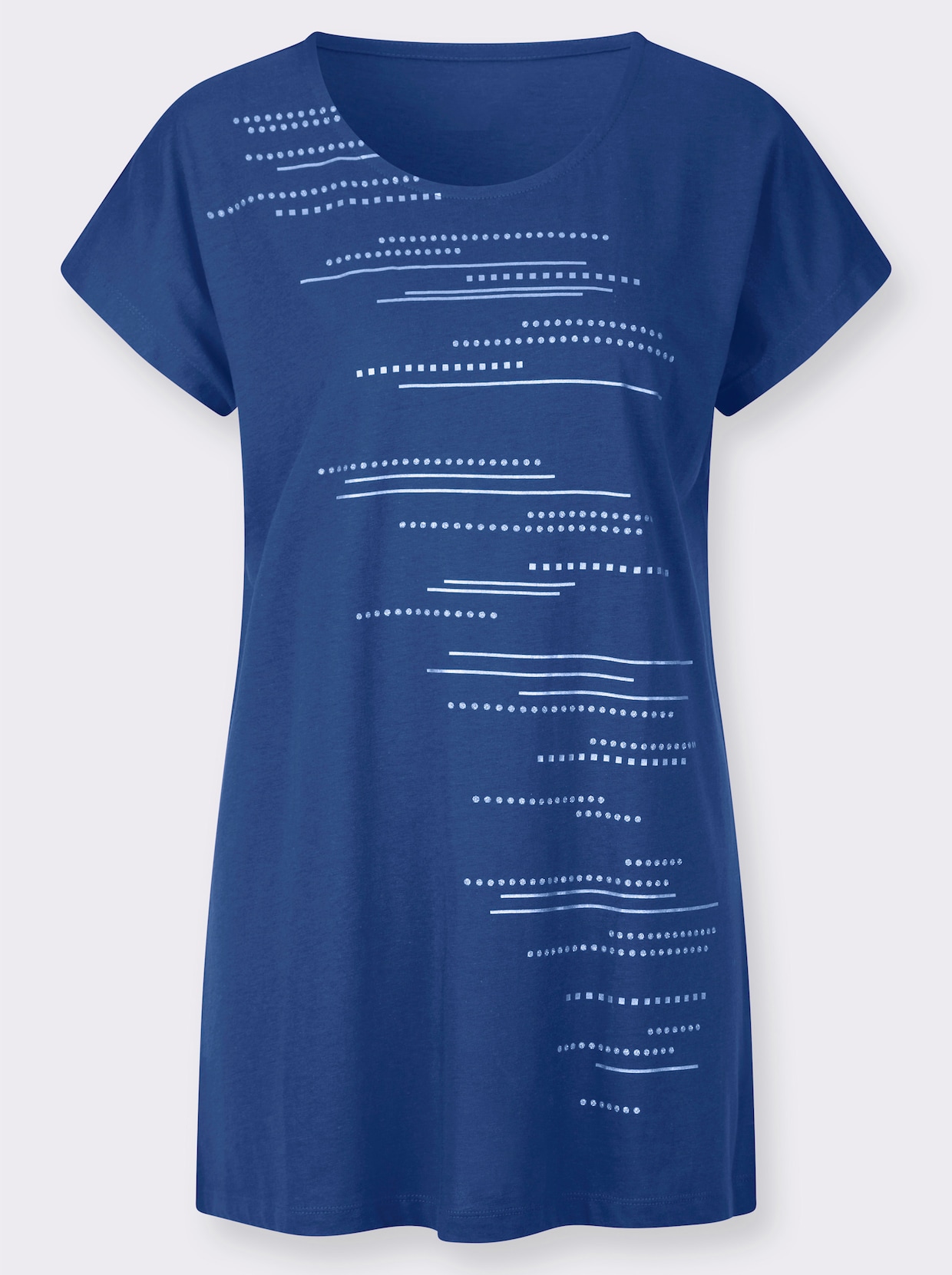 Longshirt - royalblau