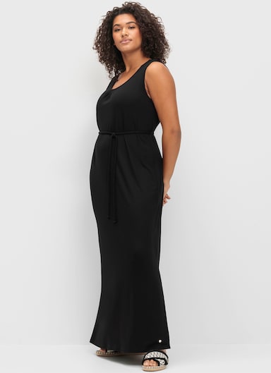 sheego Maxikleid - schwarz