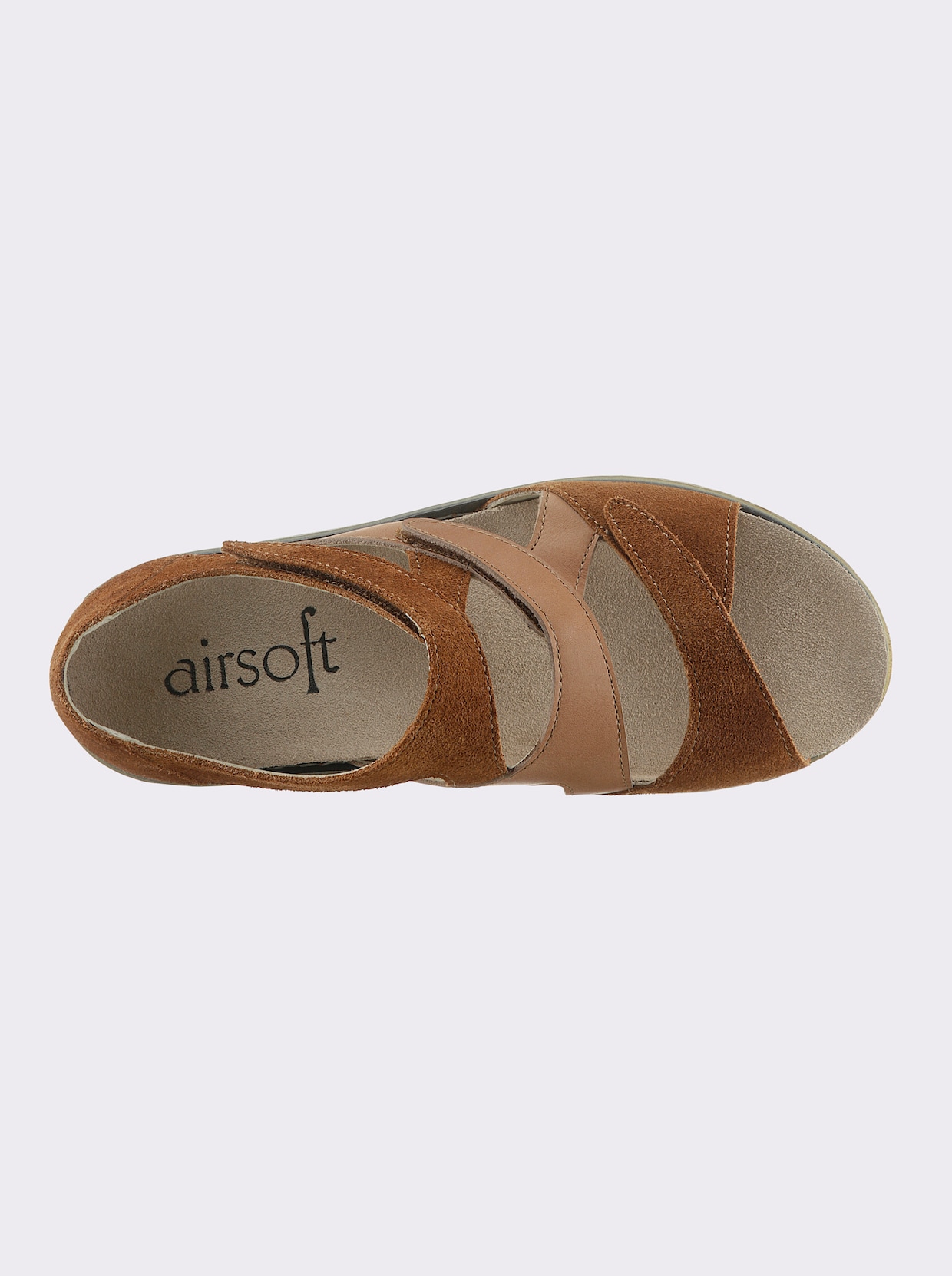 airsoft comfort+ Sandalen - camel