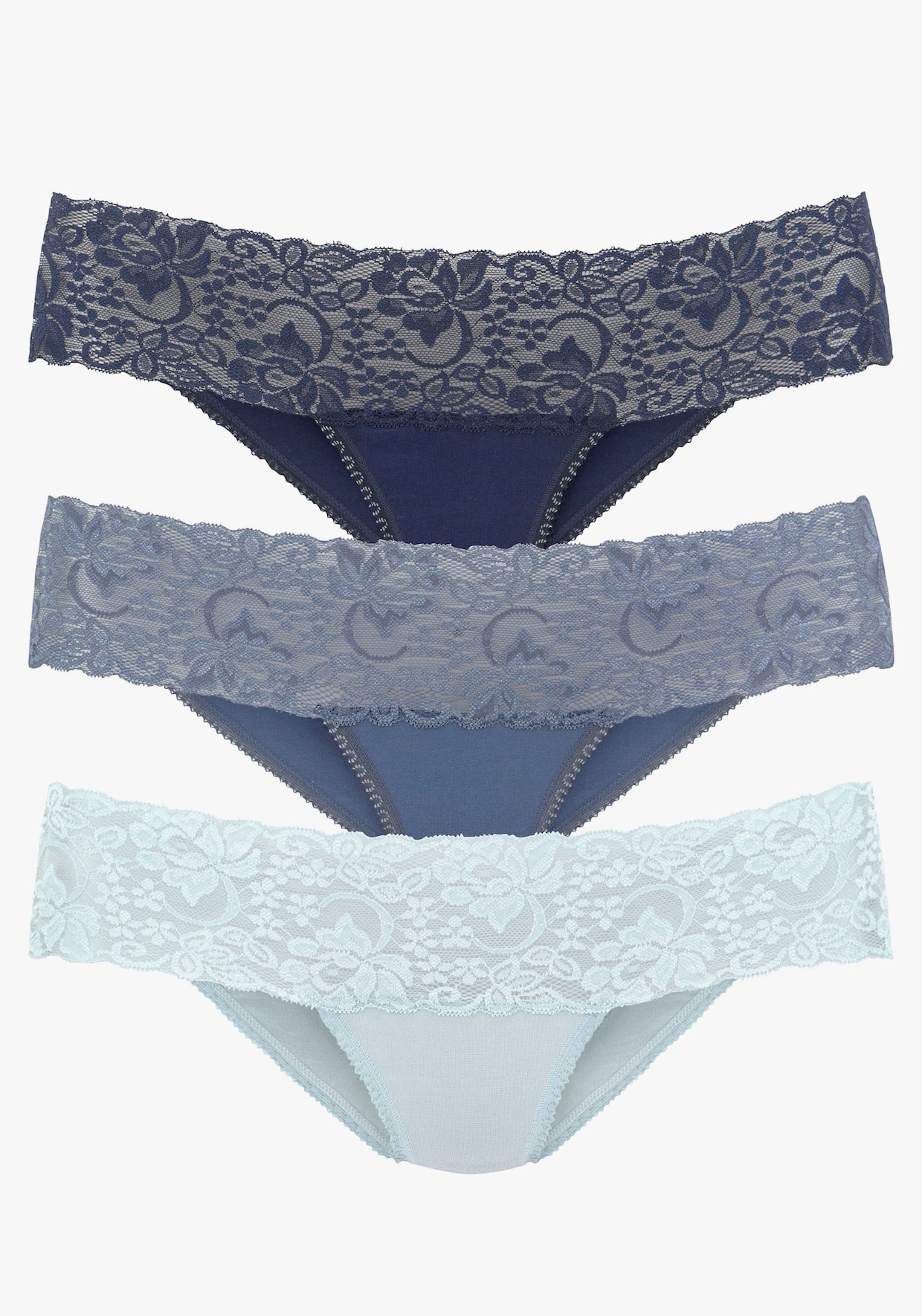 Vivance Brasilslip - eisblau, rauchblau, navy