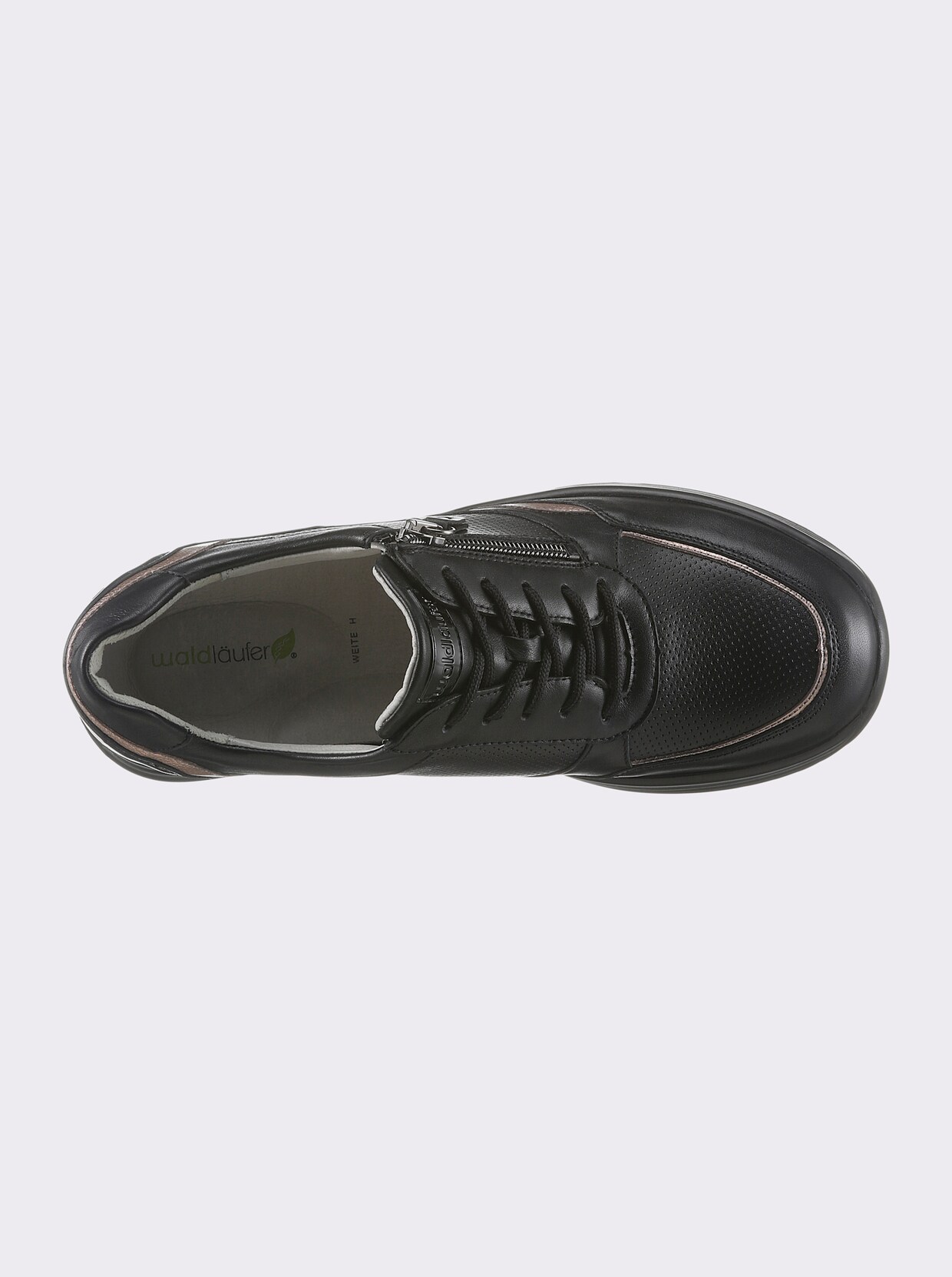 Waldläufer Sneaker - schwarz