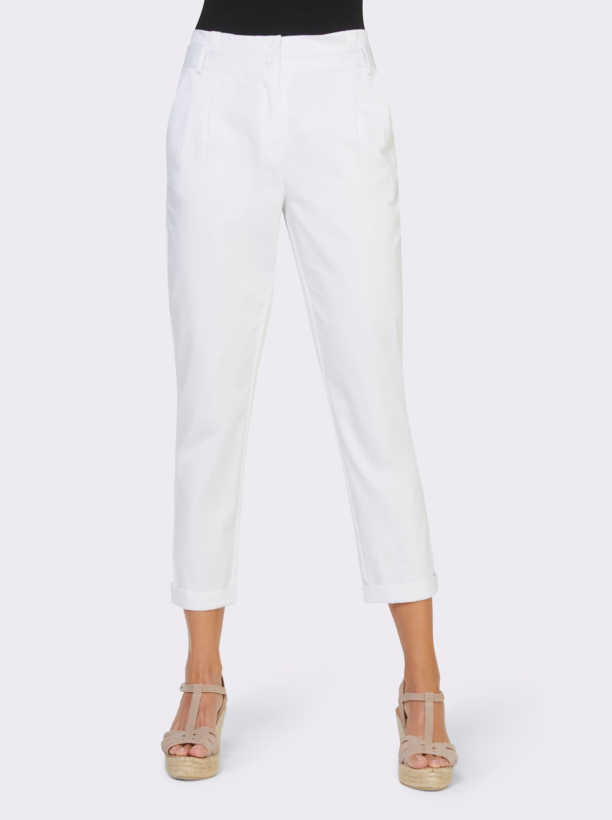 heine Pantalon chino - blanc