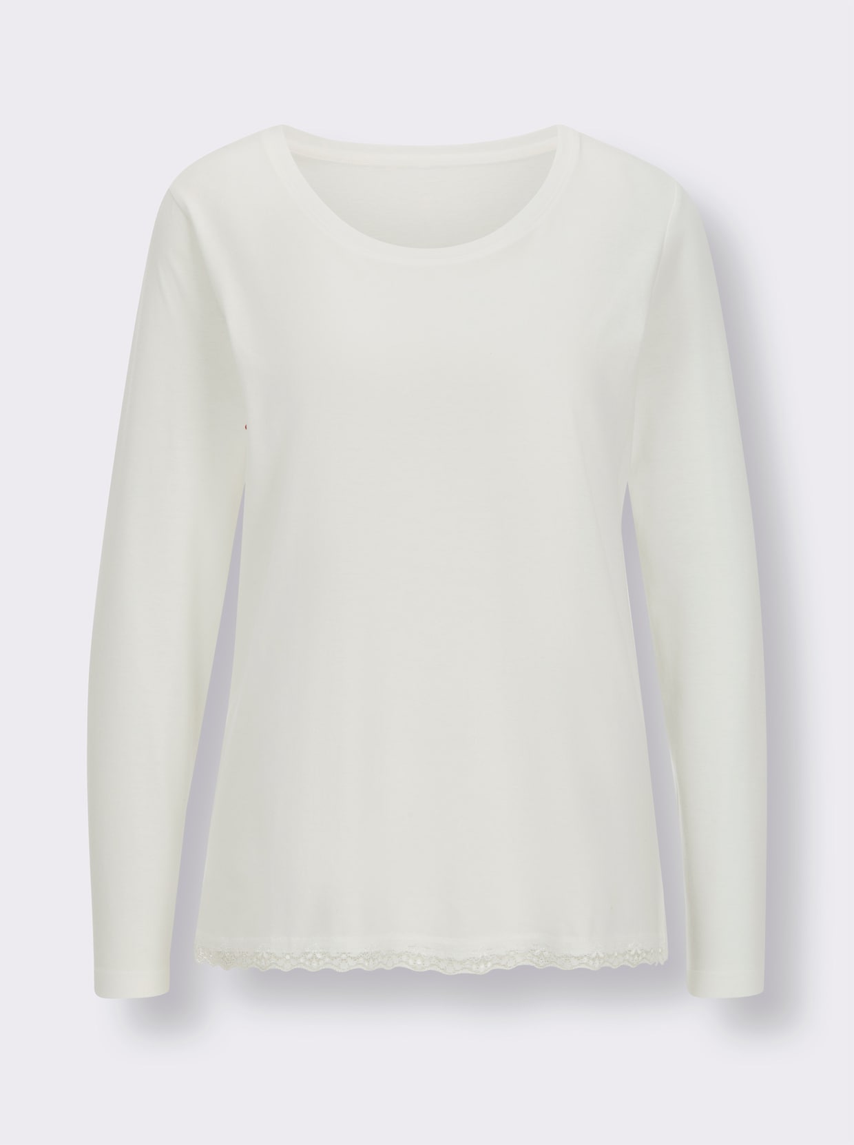 wäschepur Schlafanzug-Shirt - ecru