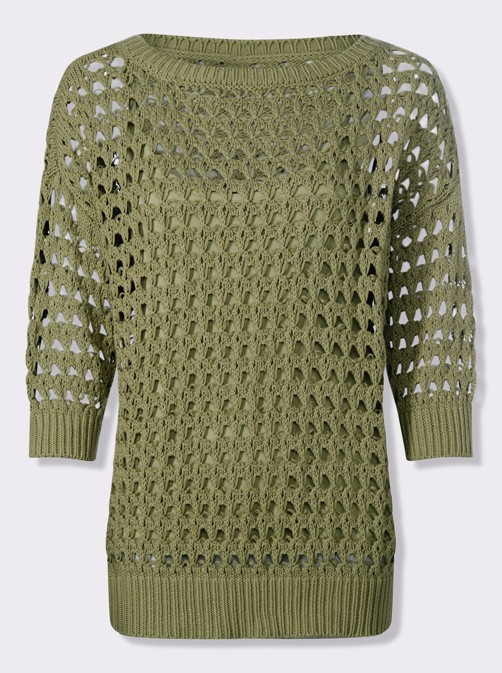 heine 2-in-1-Pullover inklusive Top - schilf