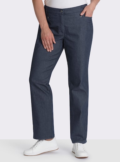 Cosma Gerade Jeans mit Bauch-weg-Effekt - blue-stone-washed