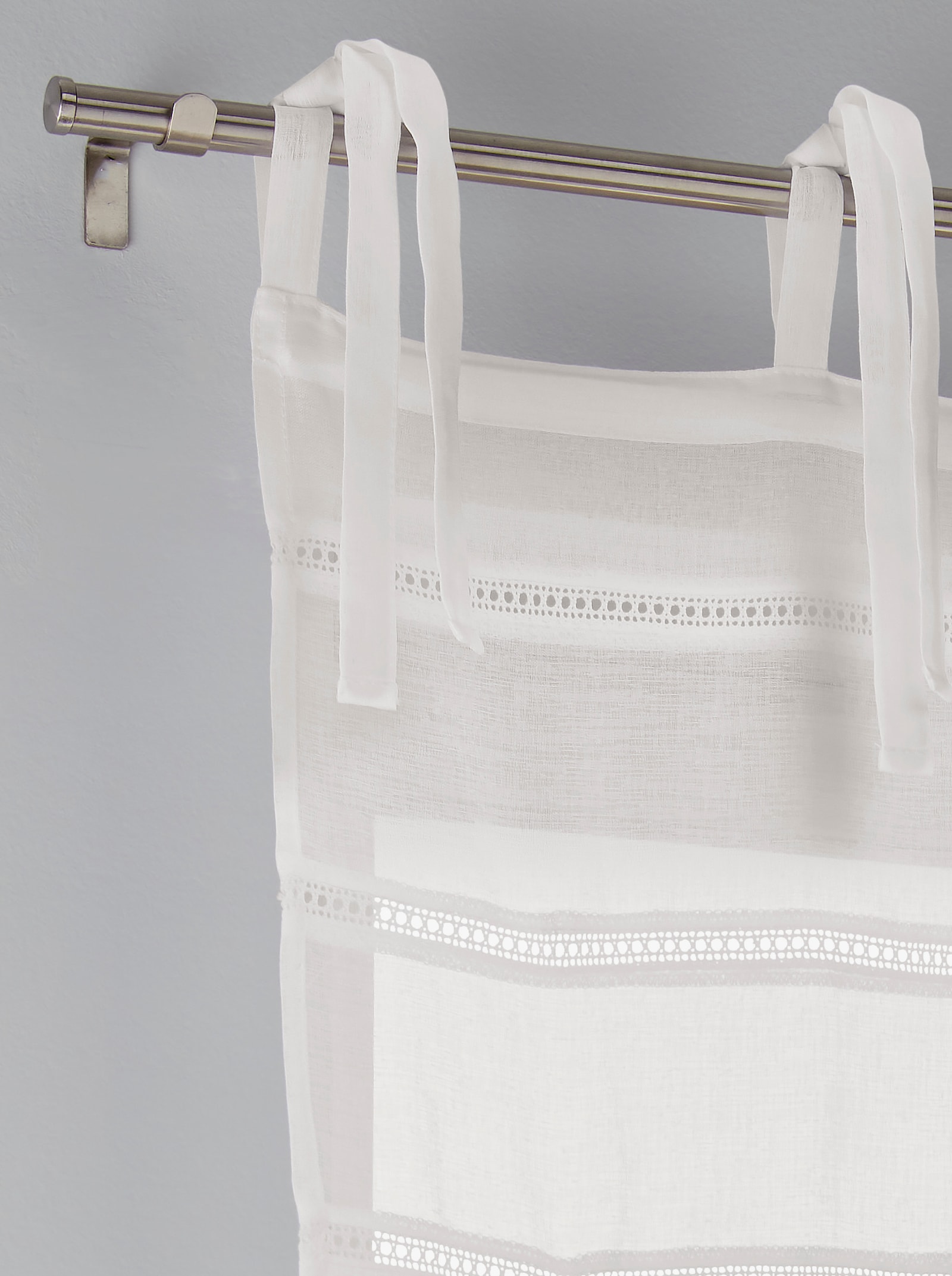 heine home bandjesrolgordijn - wit