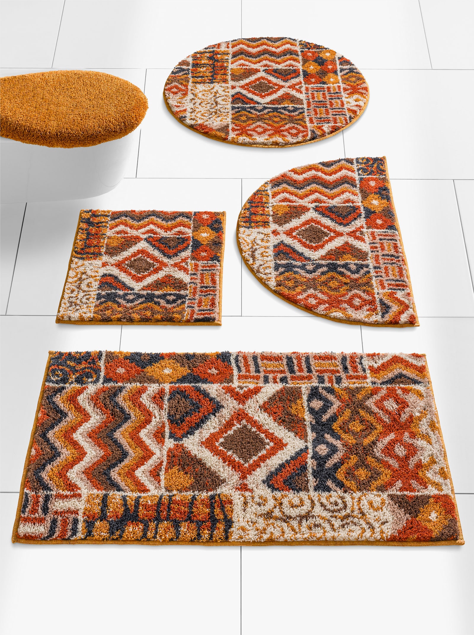 Grund Badmat - terra gedessineerd