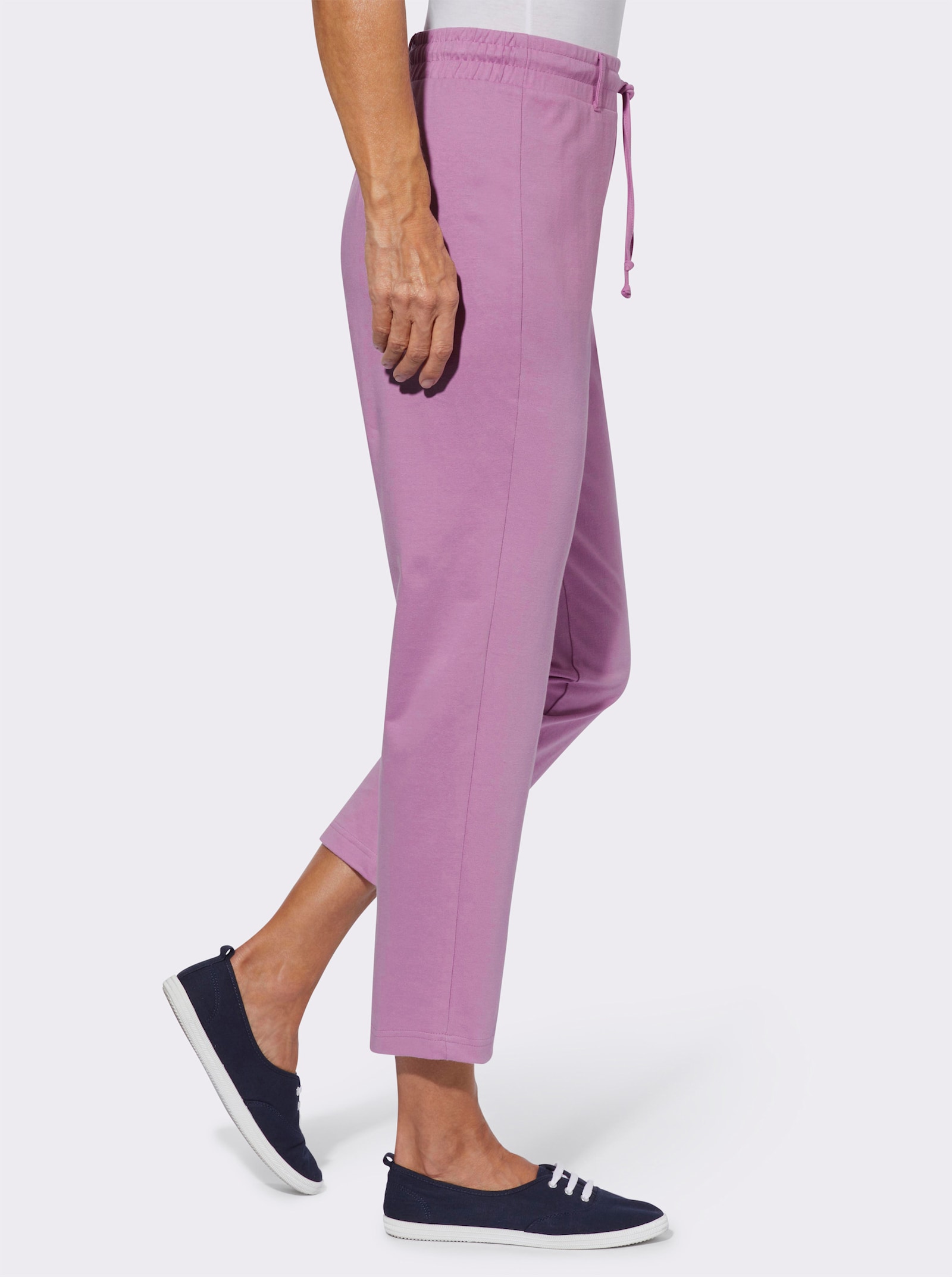 Jerseyhose aus Sweatware - orchidee