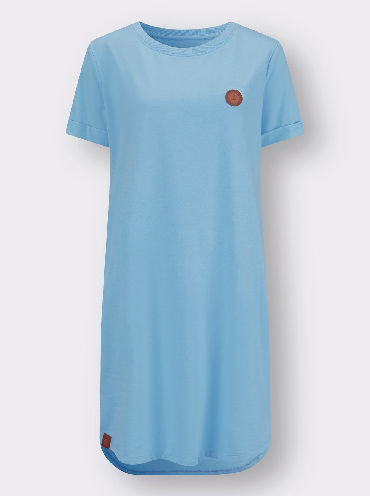 Jersey-Kleid - aqua