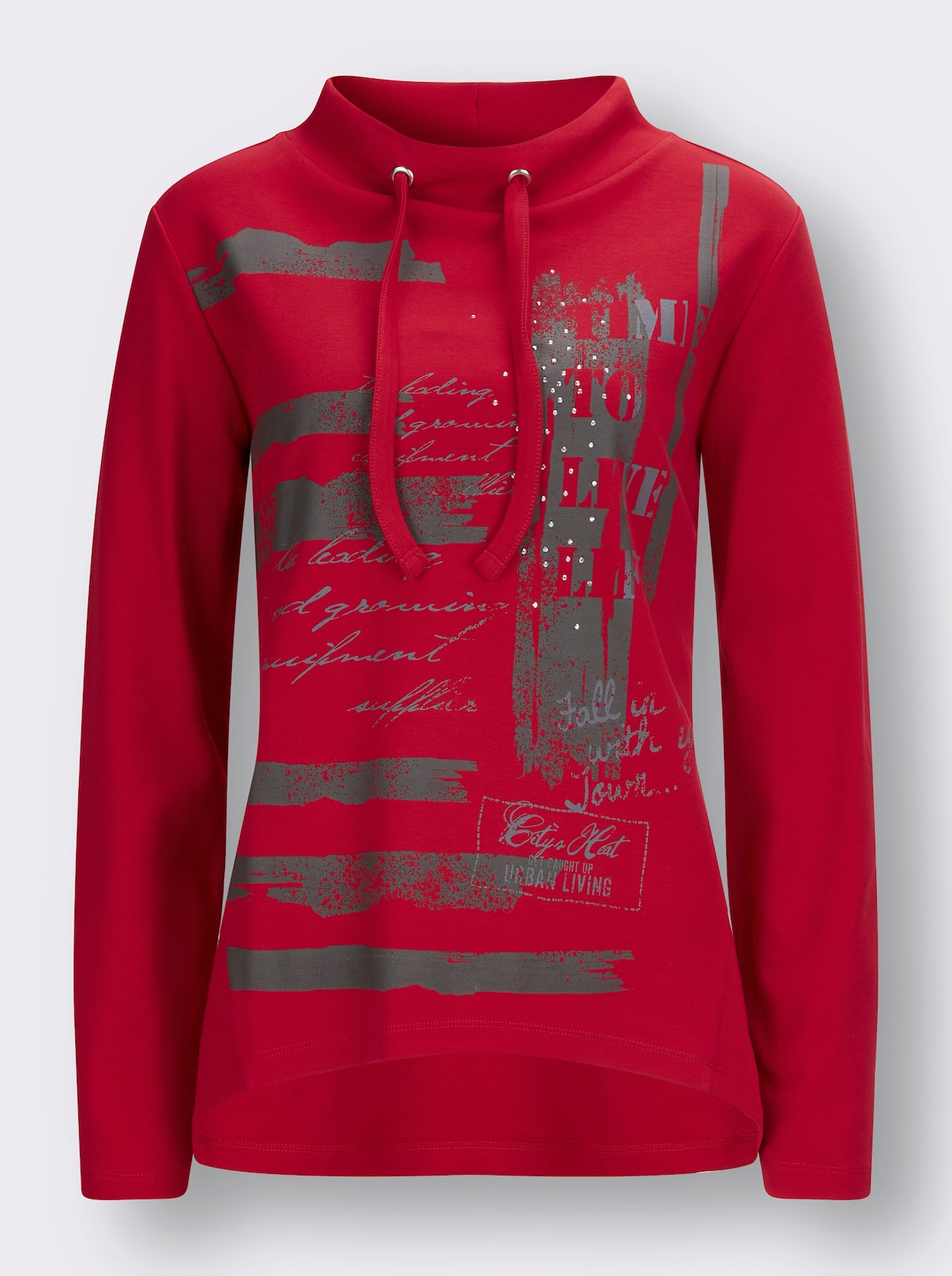 Sweatshirt - rood