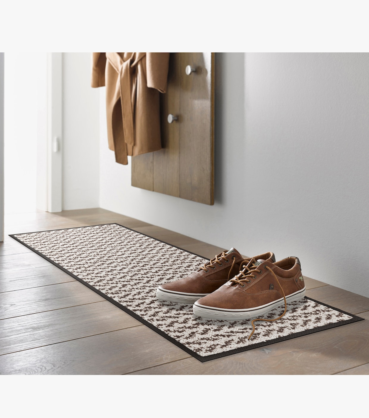wash+dry by Kleen-Tex Fußmatte - ecru-braun