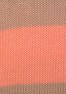 LASCANA Pullover met ronde hals - taupe/koraal gestreept