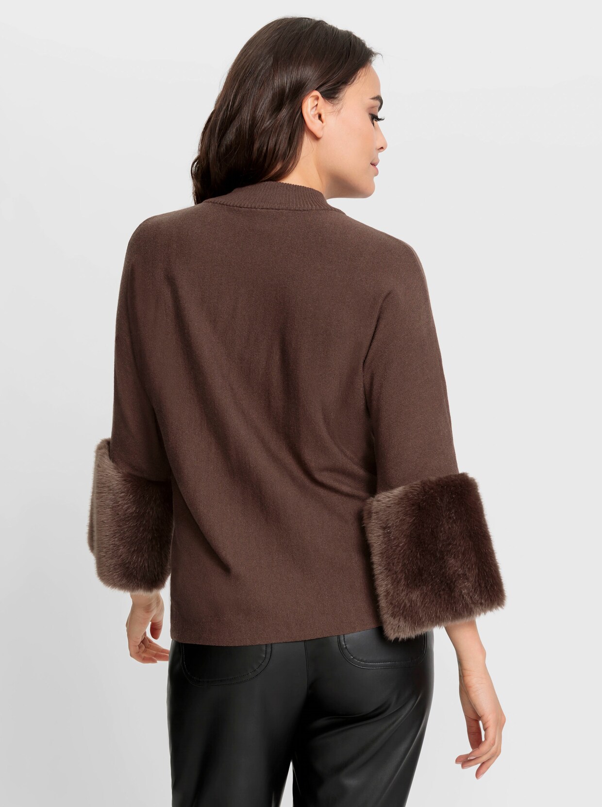 heine Stehkragenpullover - schoko