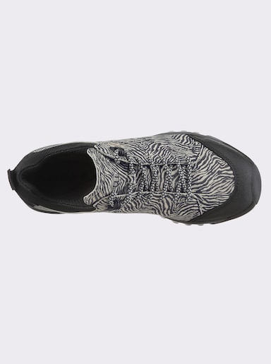 Waldläufer Schnürschuh - schwarz-gemustert