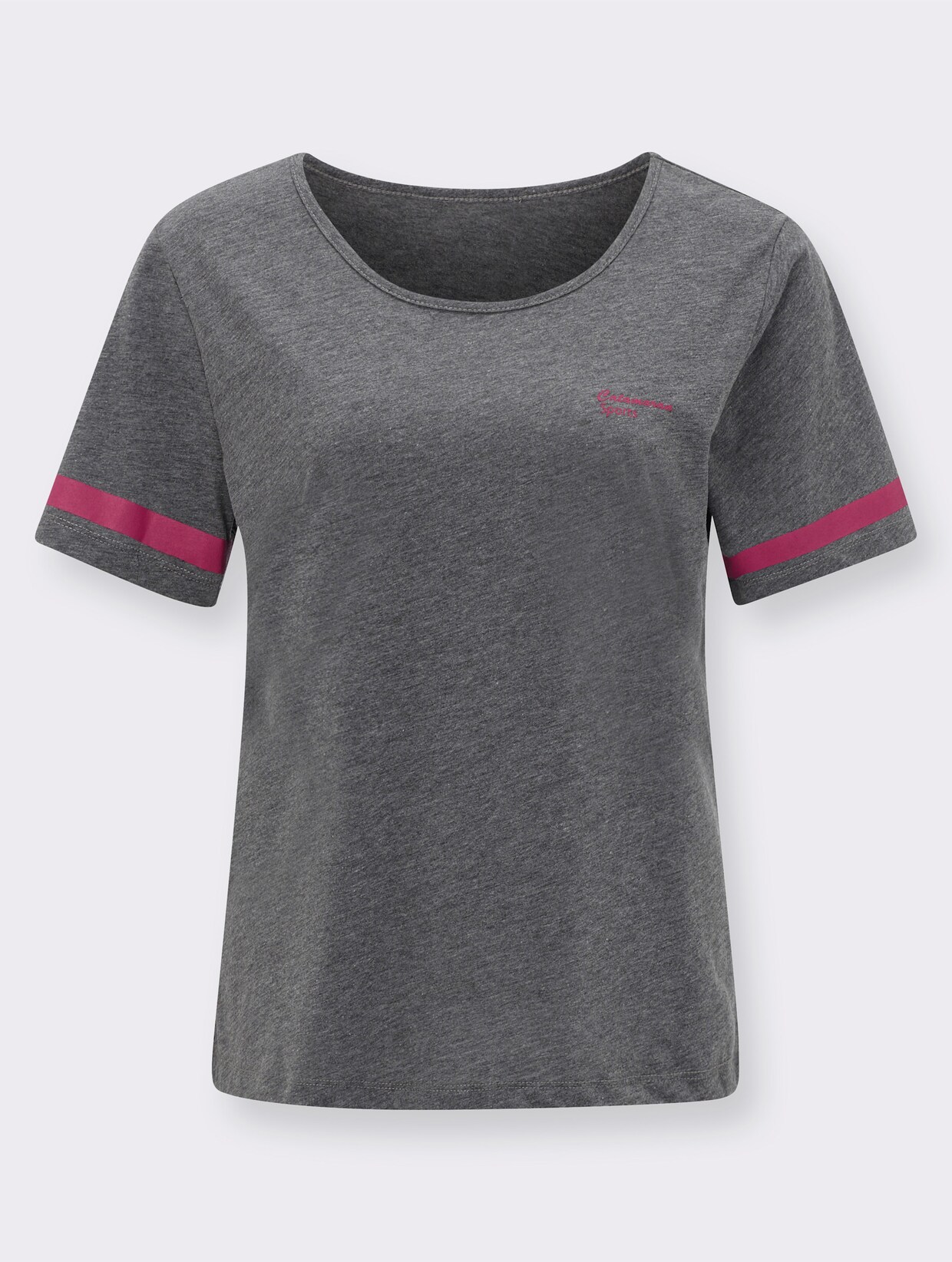 Catamaran Sports Freizeitshirt - grau-magenta