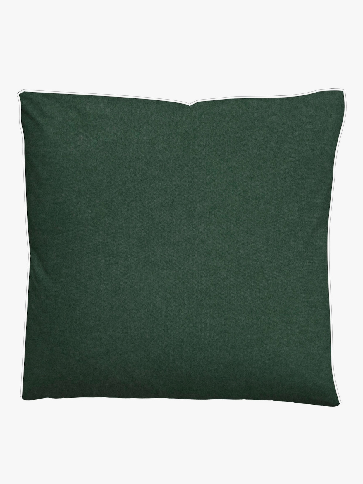 Biberna Wendebettwäsche - dunkelgrün-grau-meliert