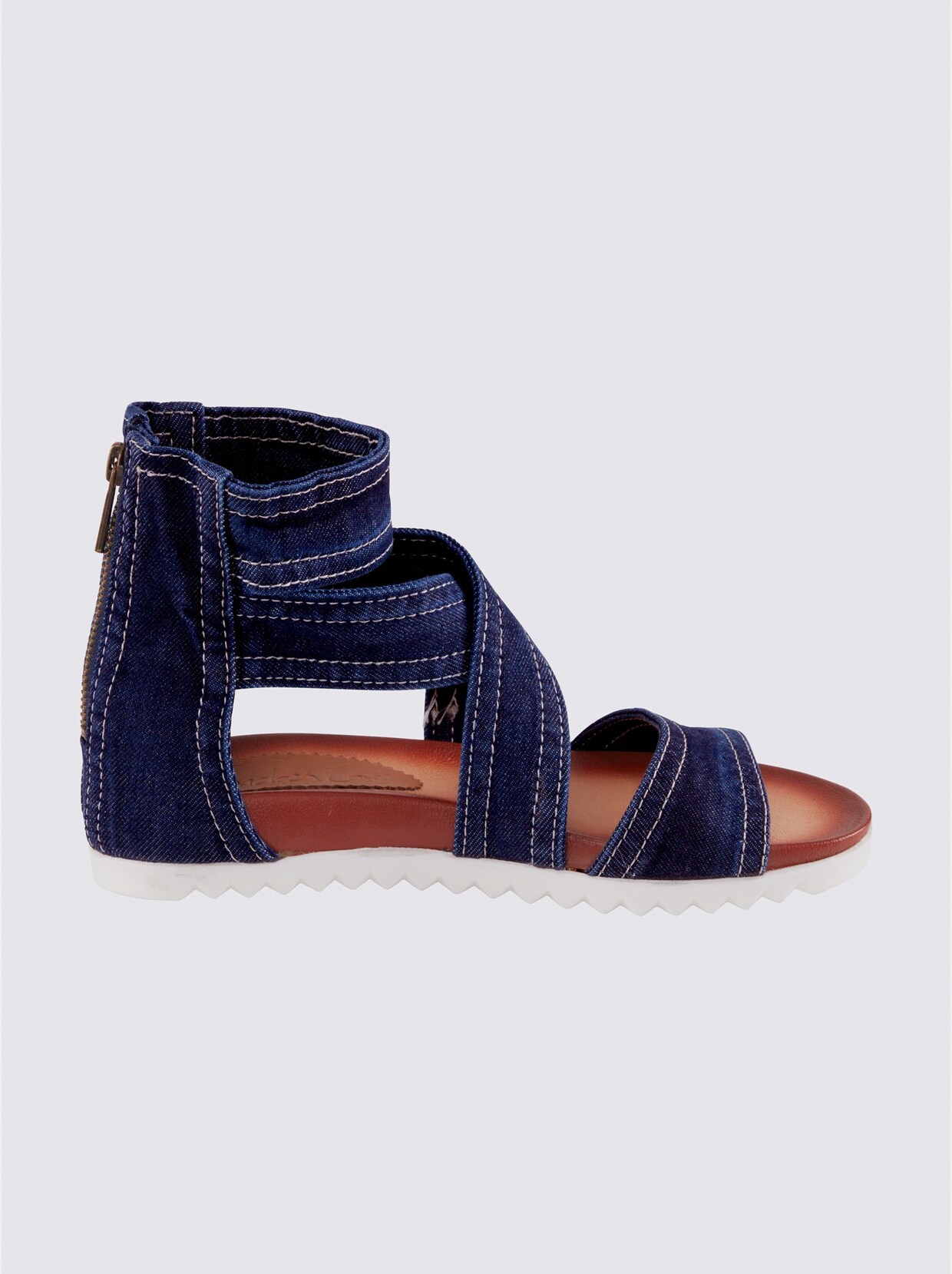 Andrea Conti sandaaltjes - jeansblauw