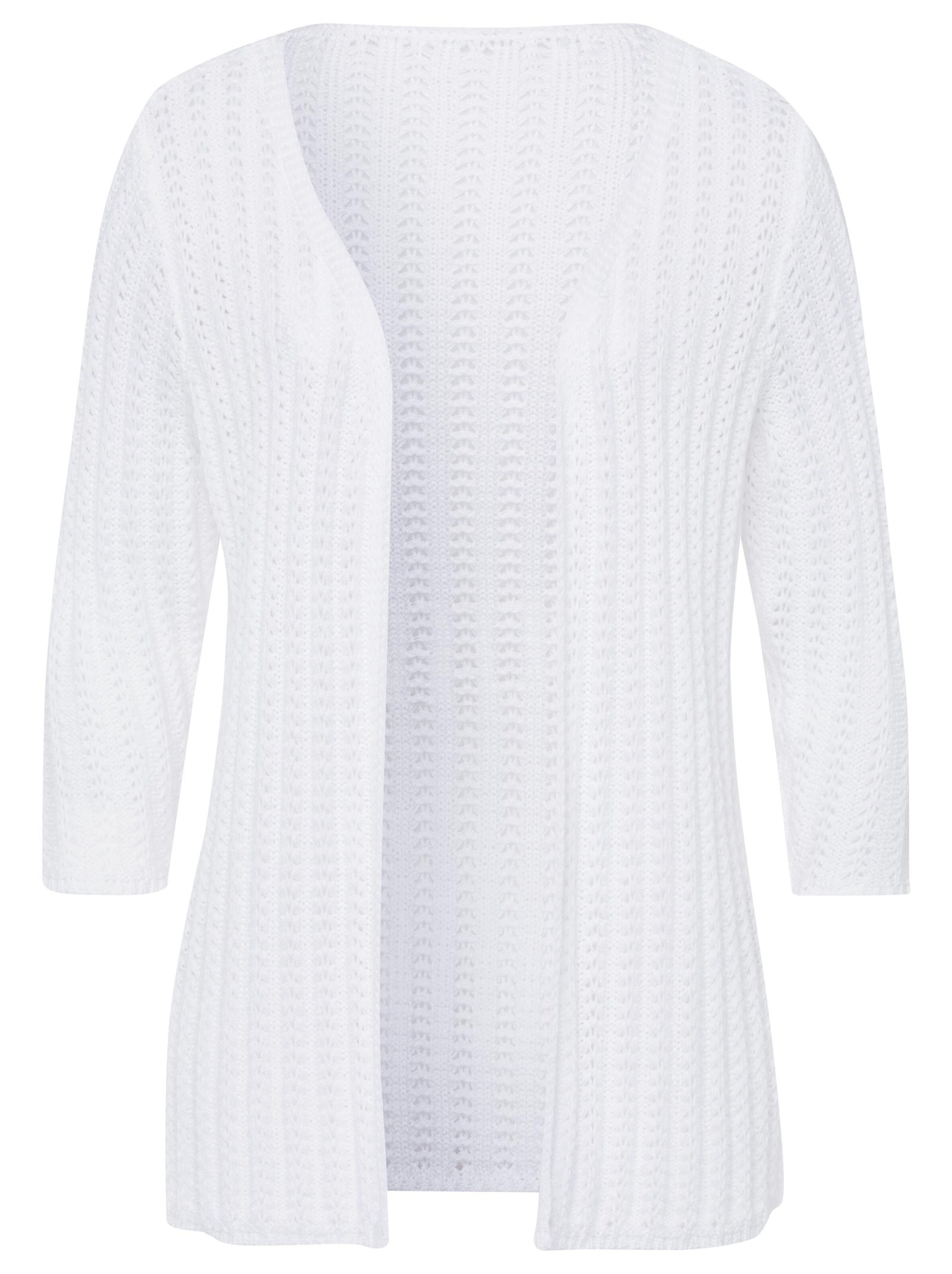 Strickjacke - weiß