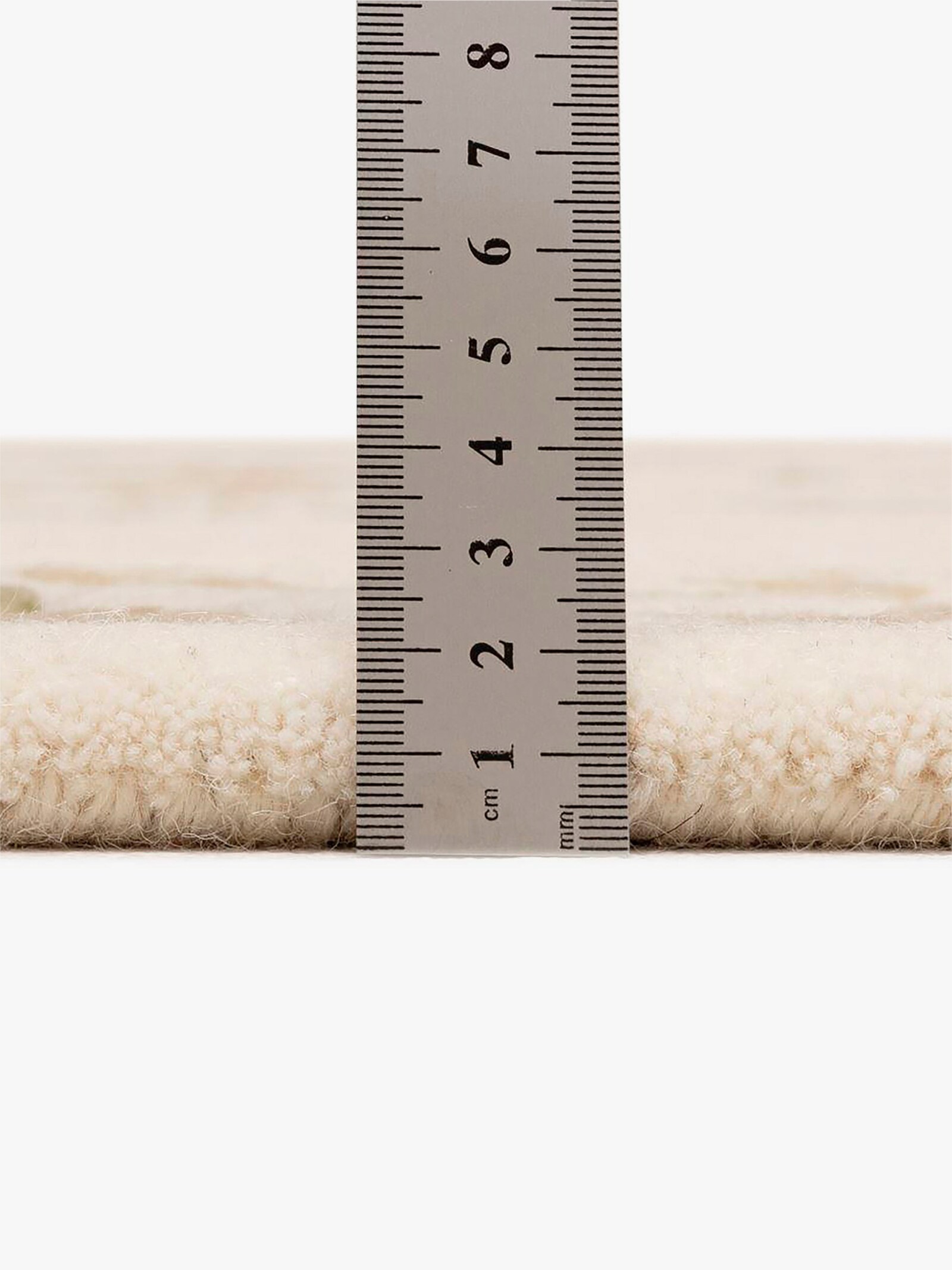 Theko Teppich - beige-gemustert