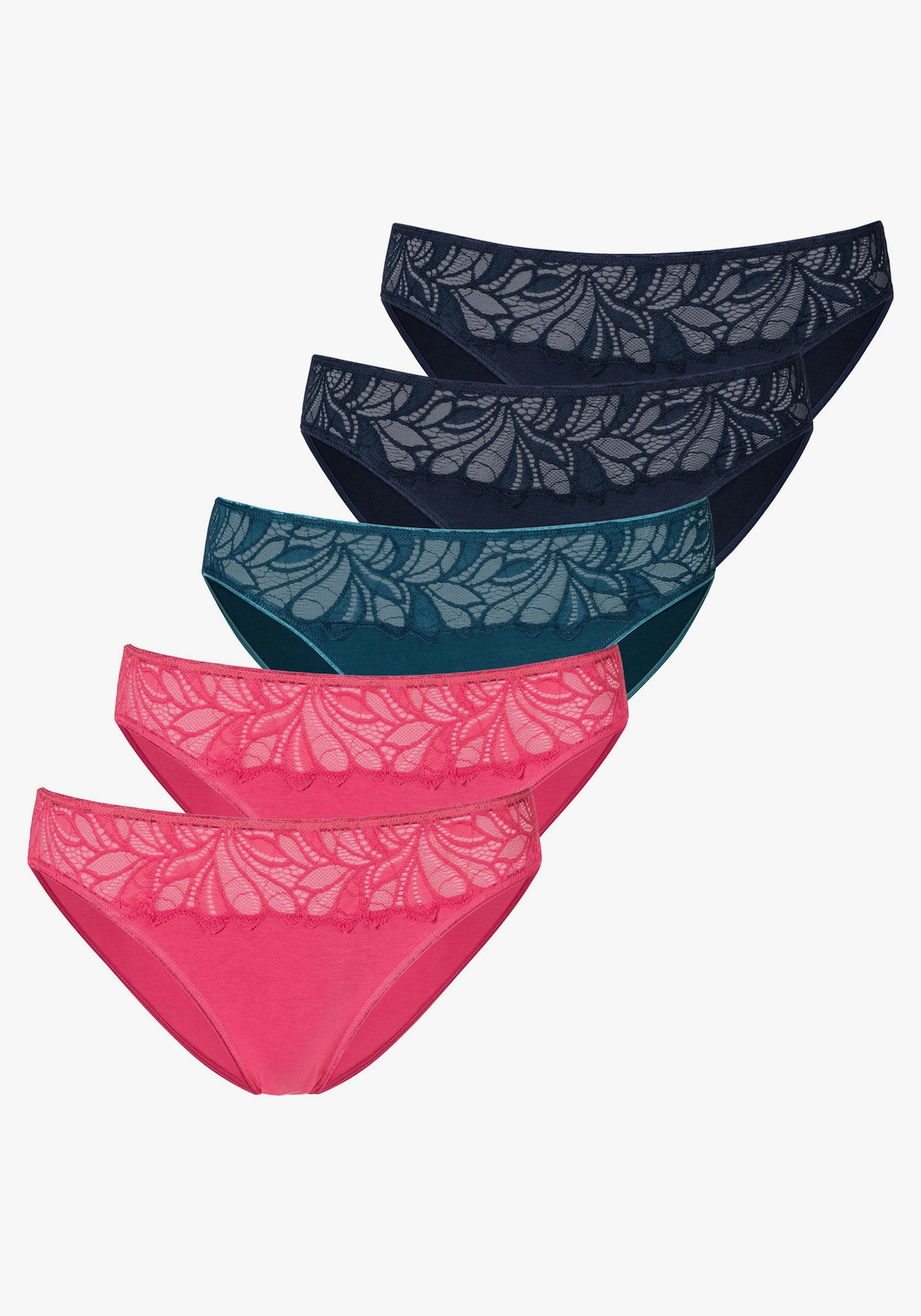 Vivance Bikinislip - pink, navy, petrol