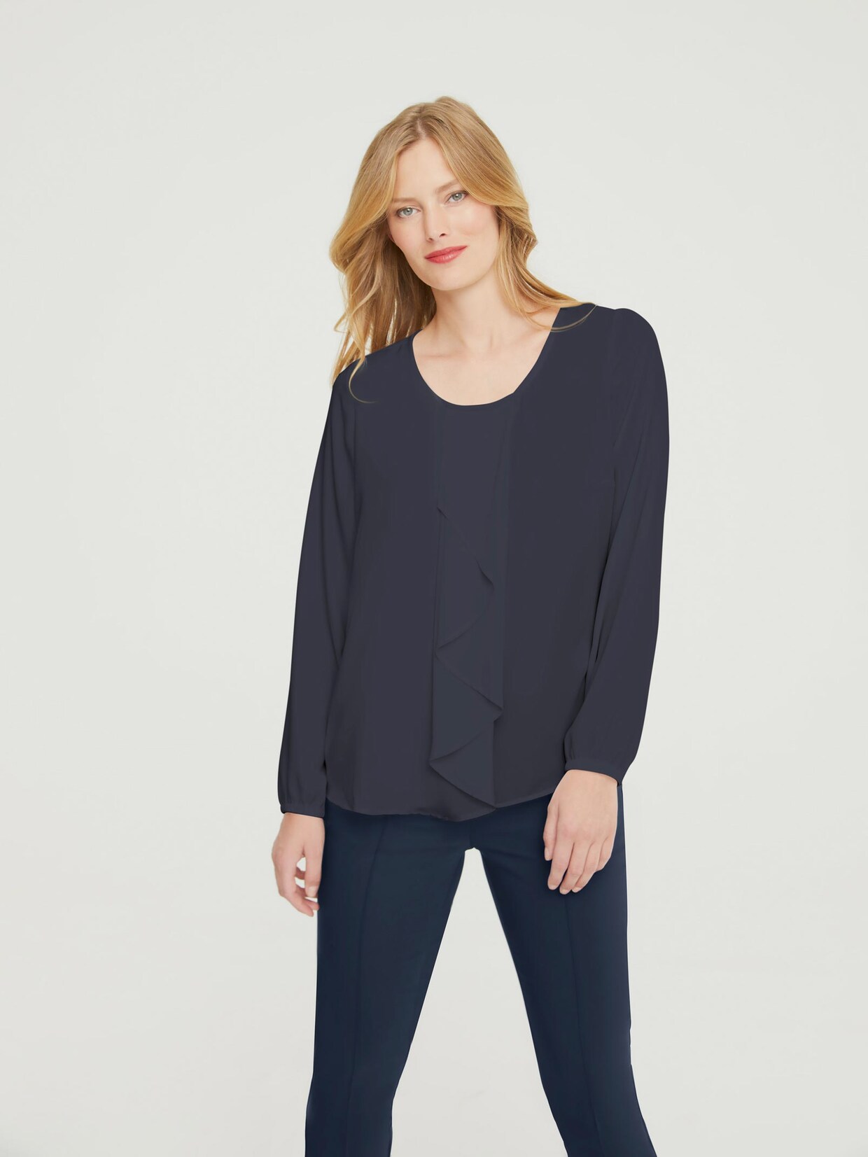 Ashley Brooke Bluse - schwarz