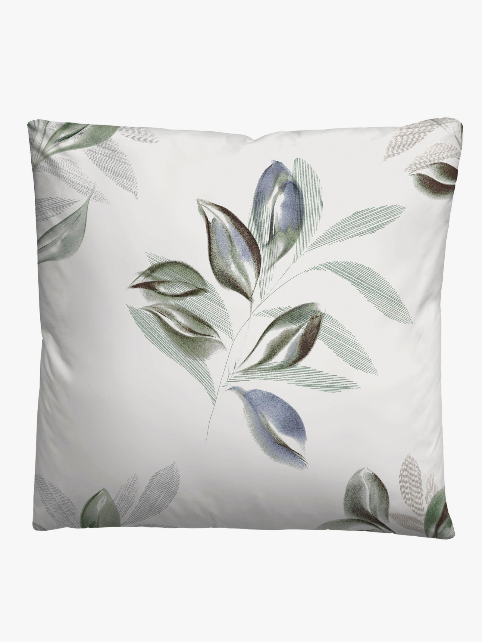 Biberna Bettwäsche - grau-grün