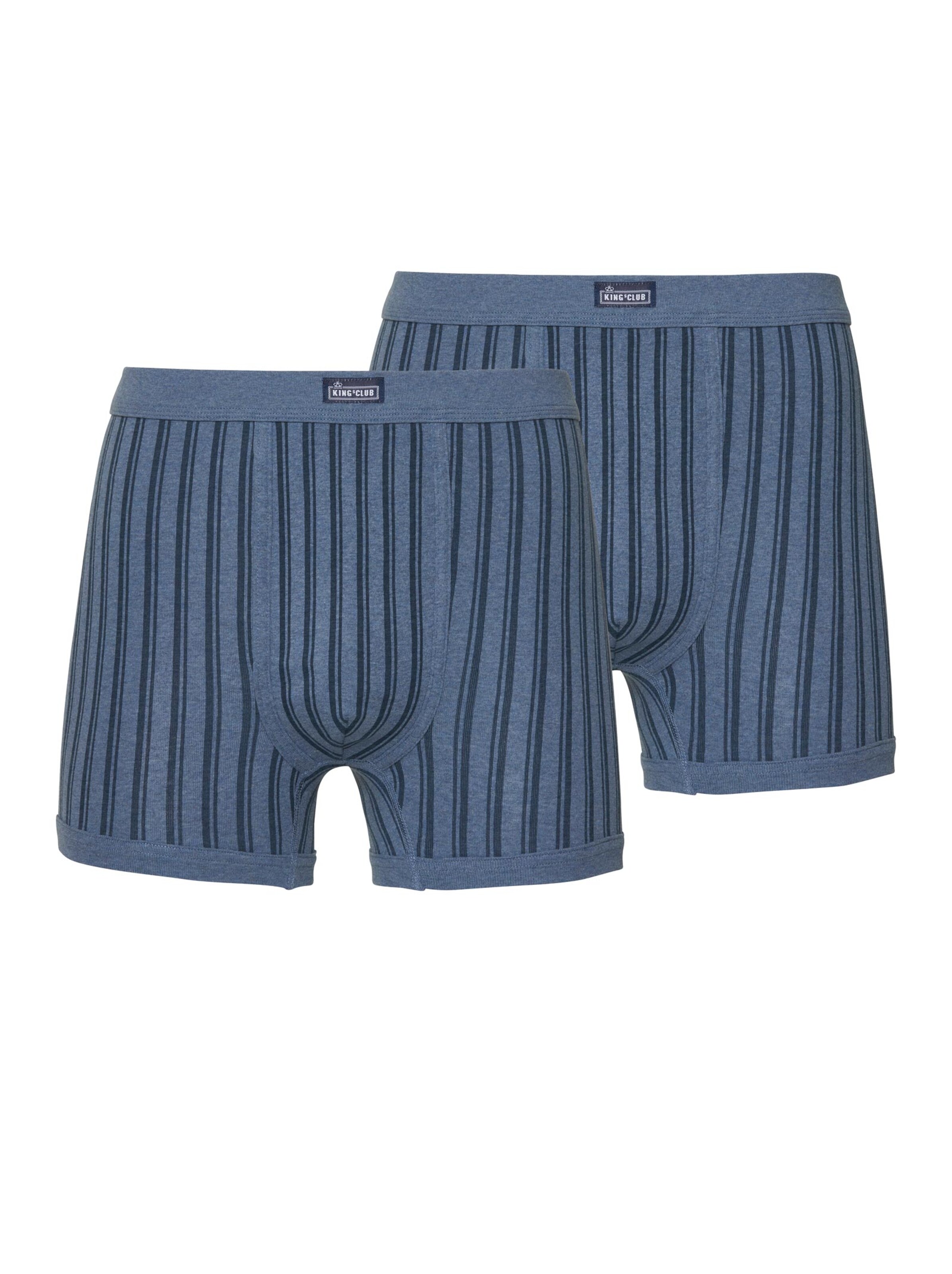 KINGsCLUB Schlüpfer - blau-gestreift