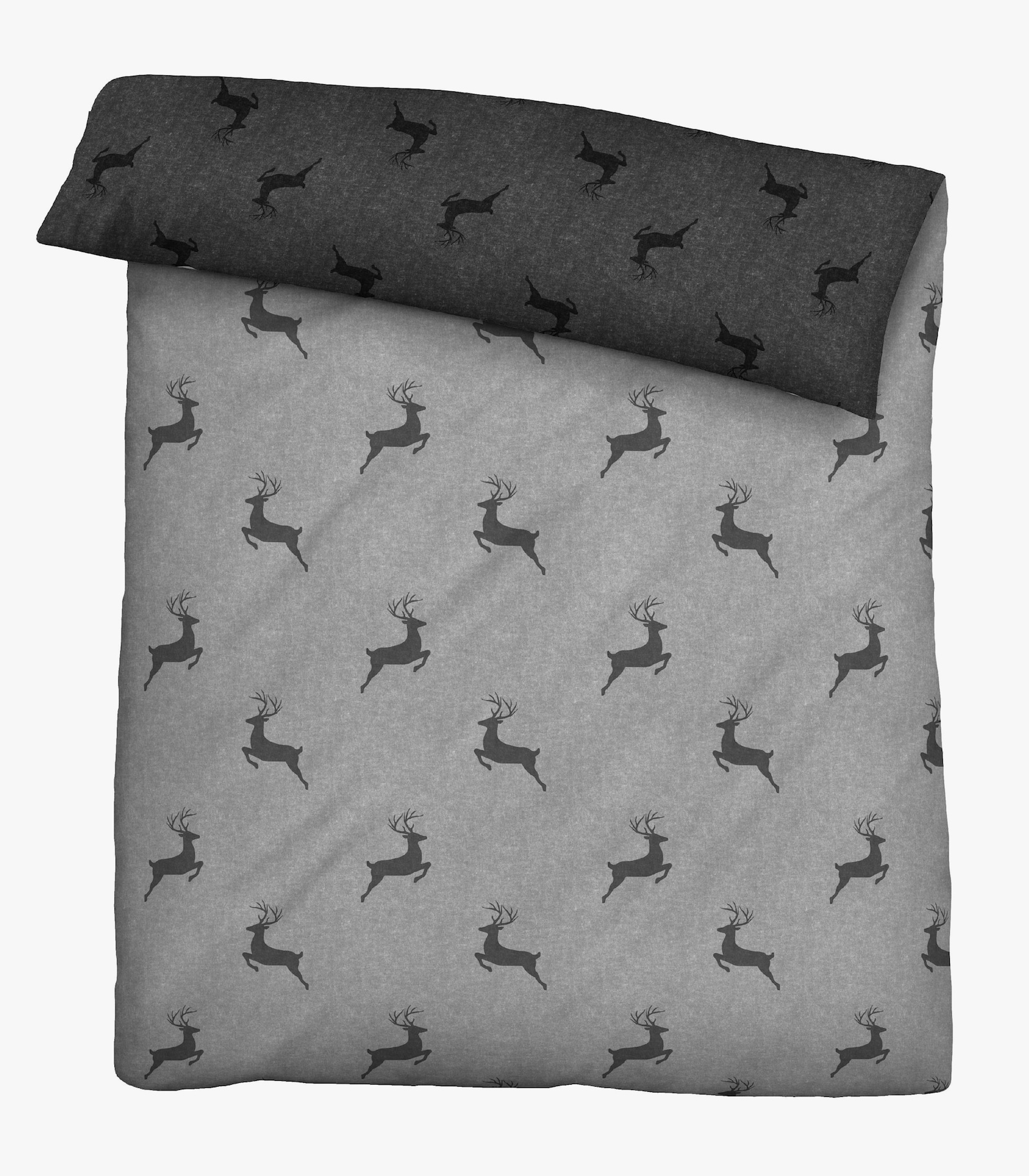 Biberna Bettwäsche - grau