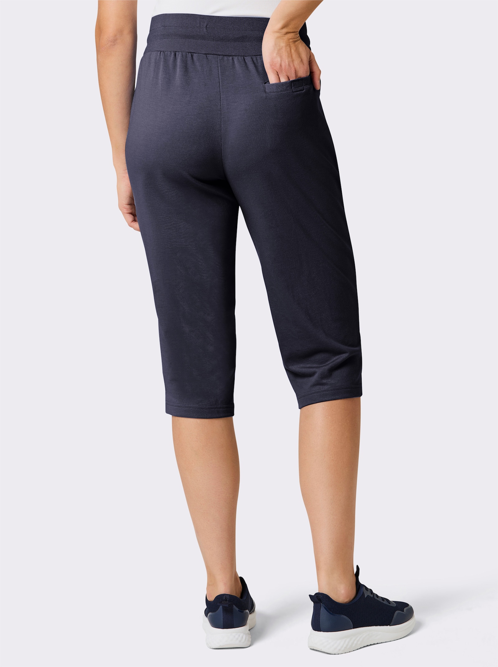 Catamaran Sports Freizeithose in Caprilänge - marine