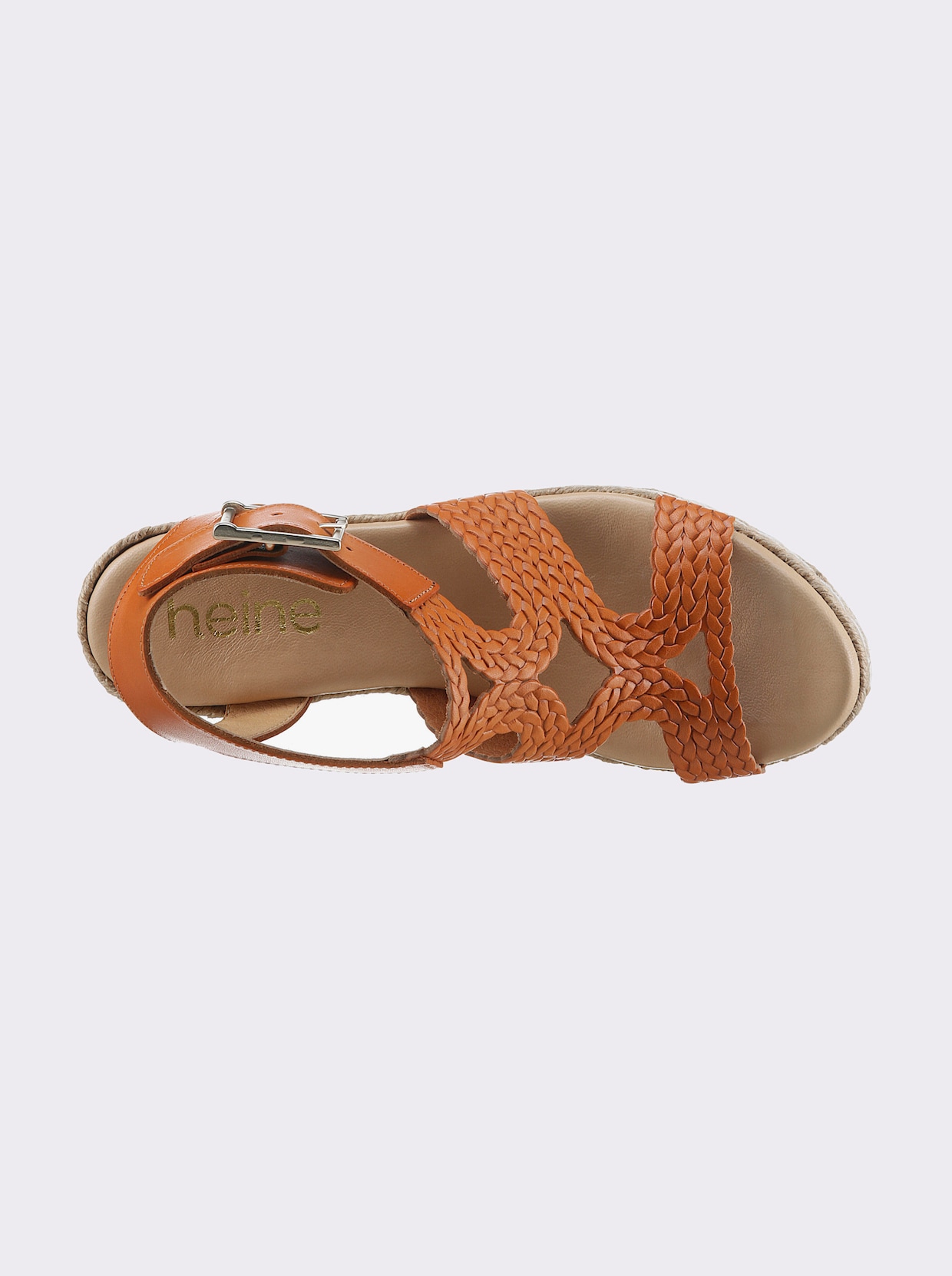 heine Keilsandalette - orange