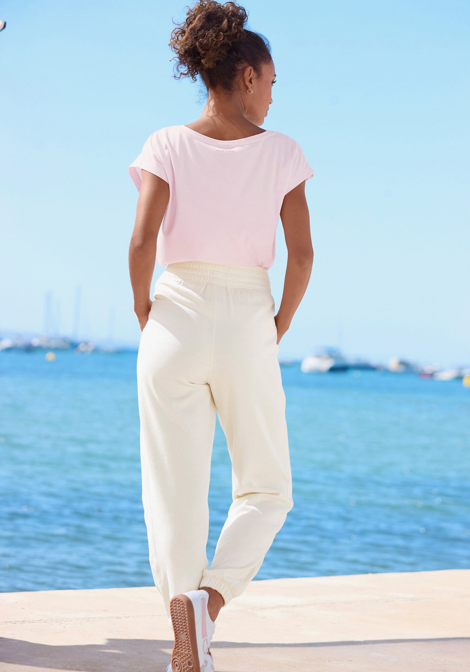 Venice Beach Kurzarmshirt - rosa