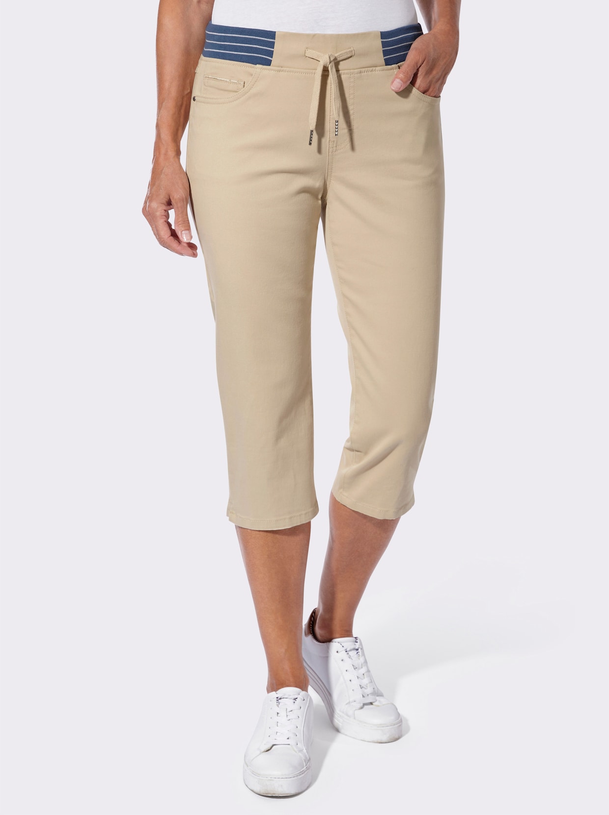 Caprijeans - sand