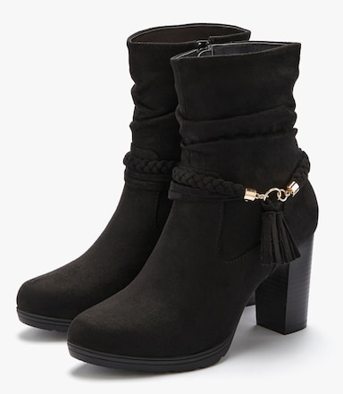 LASCANA Stiefelette - schwarz