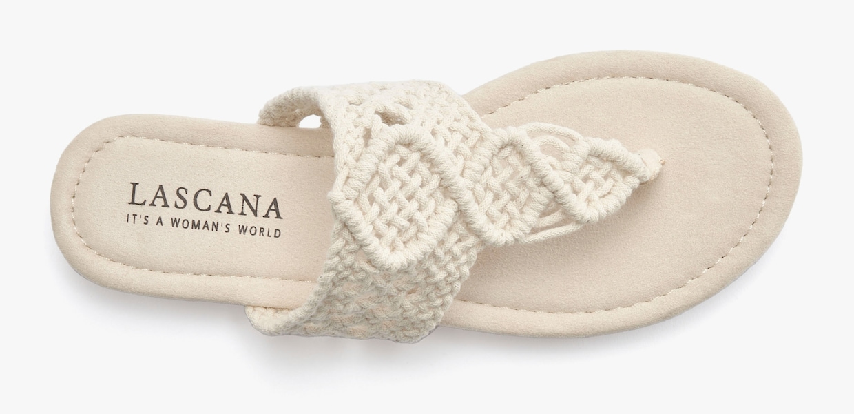 LASCANA Slippers - beige