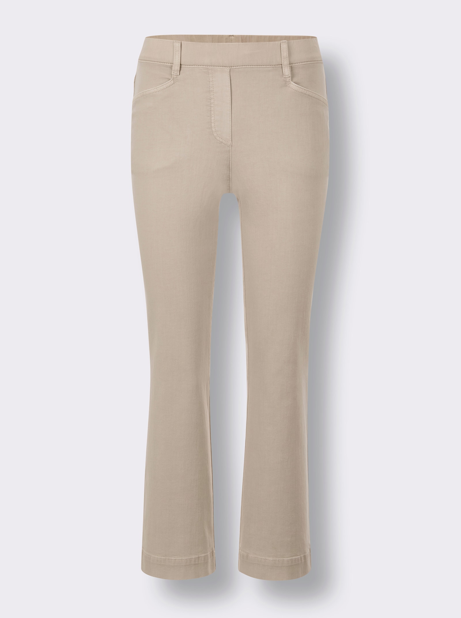 Ascari Schlupfjeans in 7/8-Länge - sand